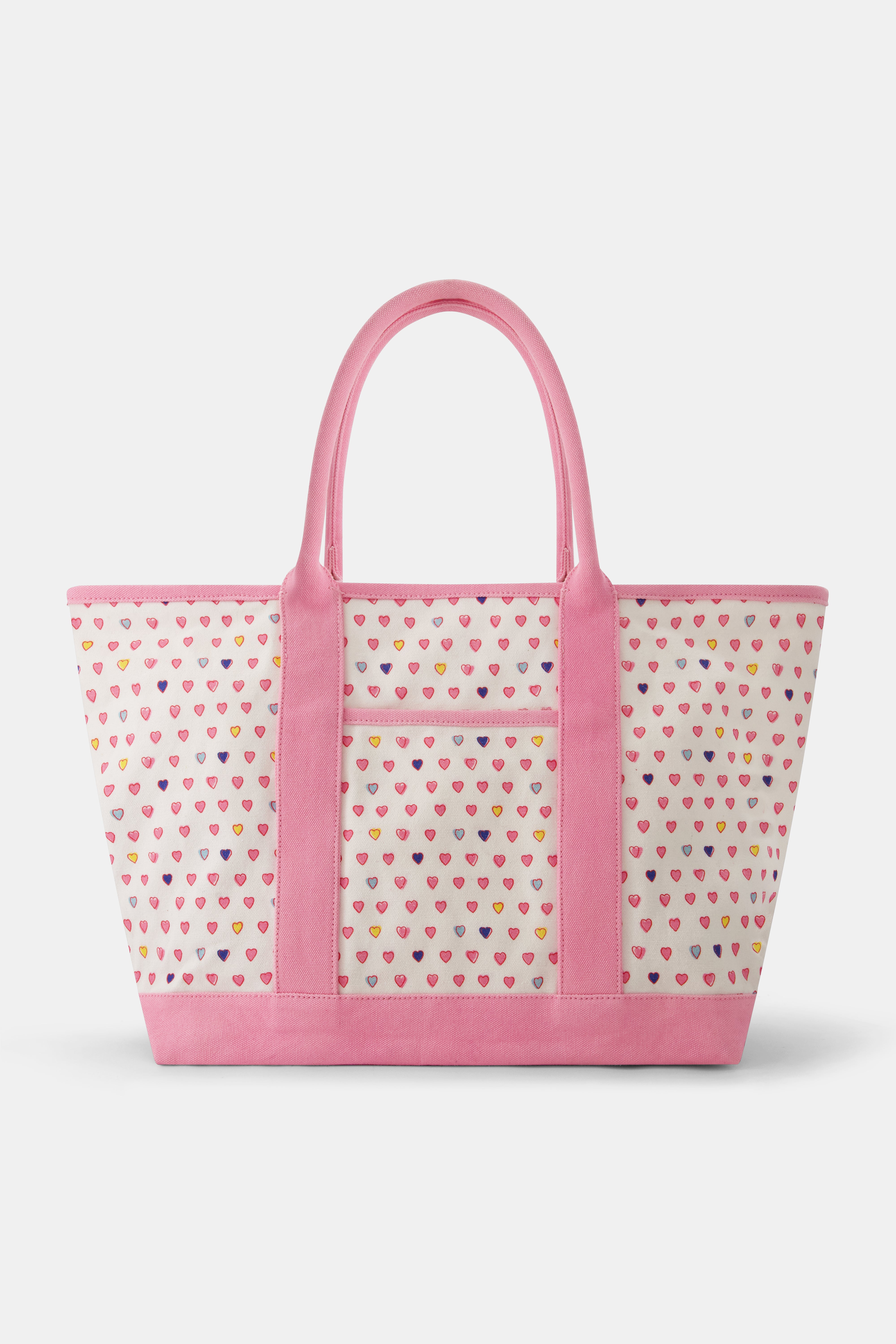 Heart Print Tote Bag for Everyday Use