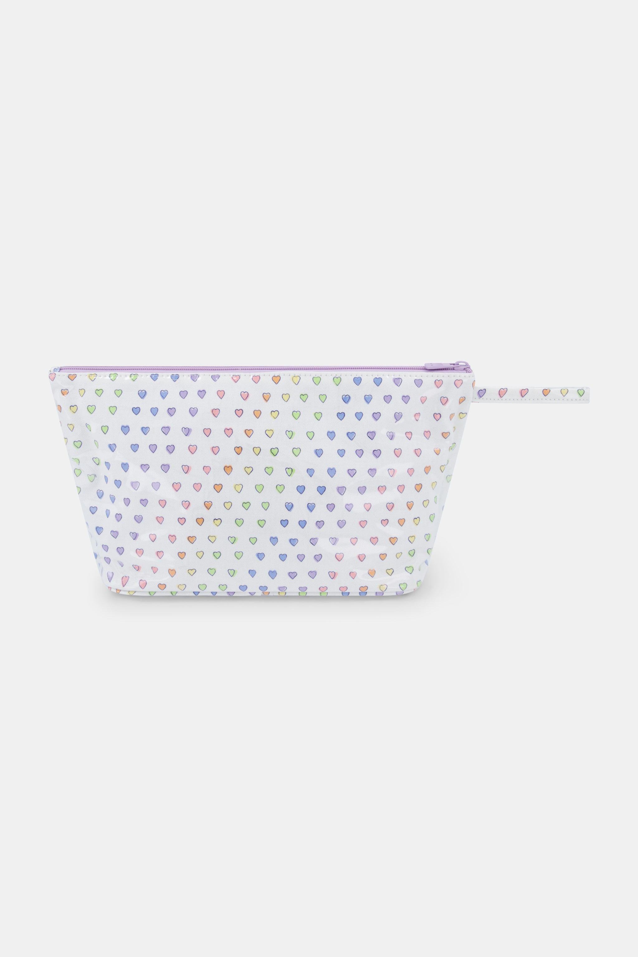 Retro Disco Heart Makeup Bag for Travel