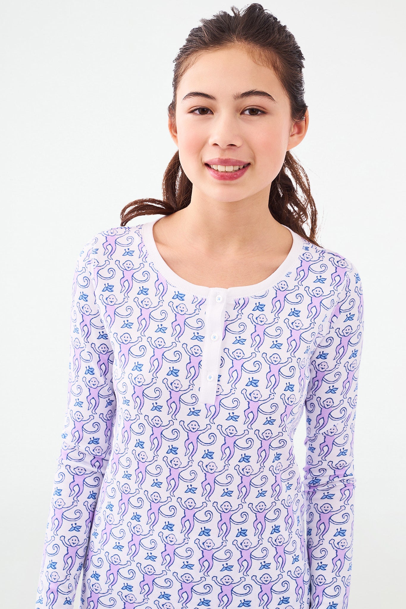 Monkey Print Pajamas for Kids