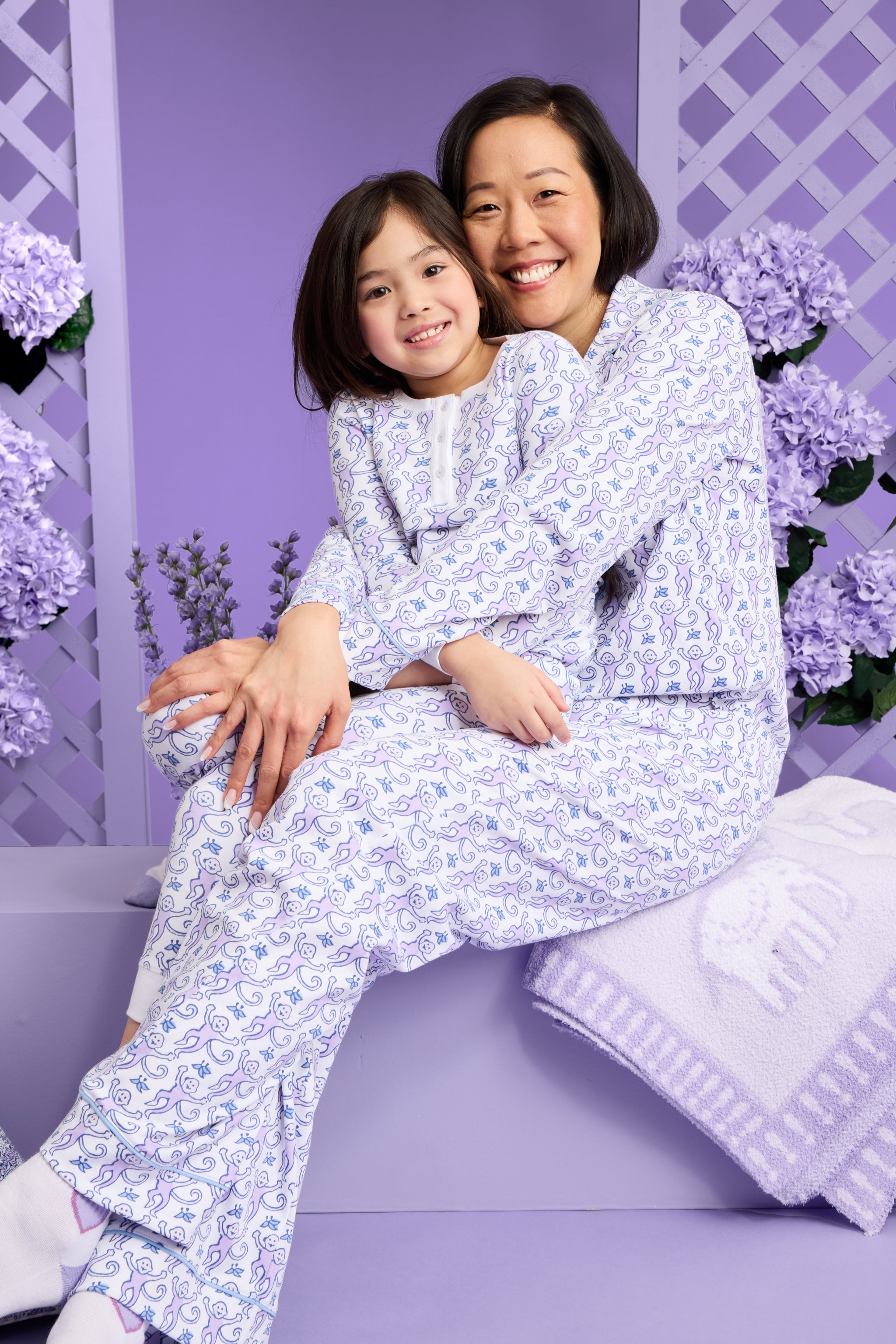 Monkey Print Pajamas for Kids
