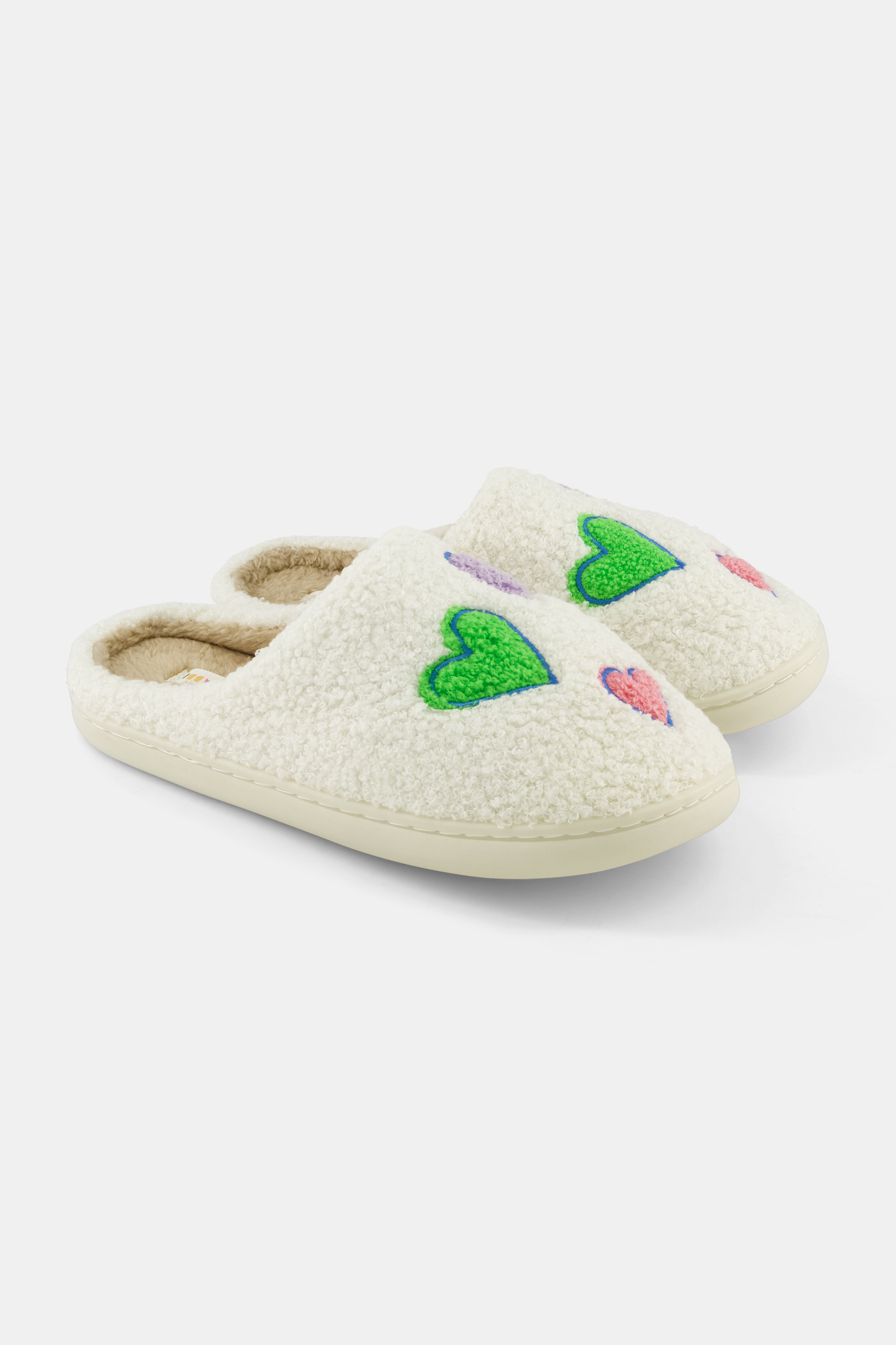 Cozy Disco Heart Slippers for Women