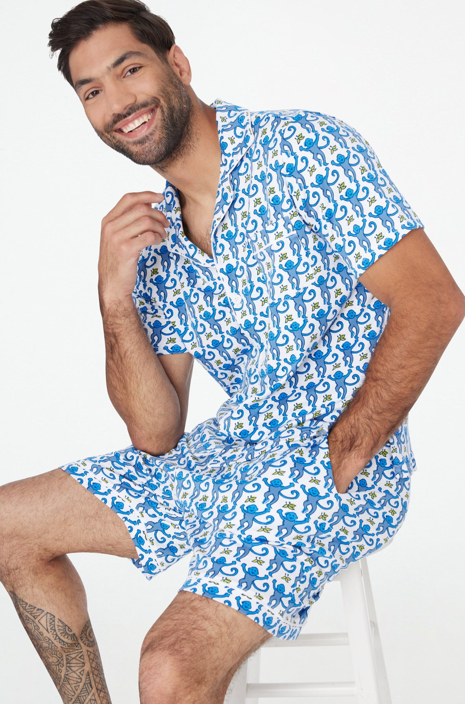 Men's Monkey Louie Sleep Pajamas
