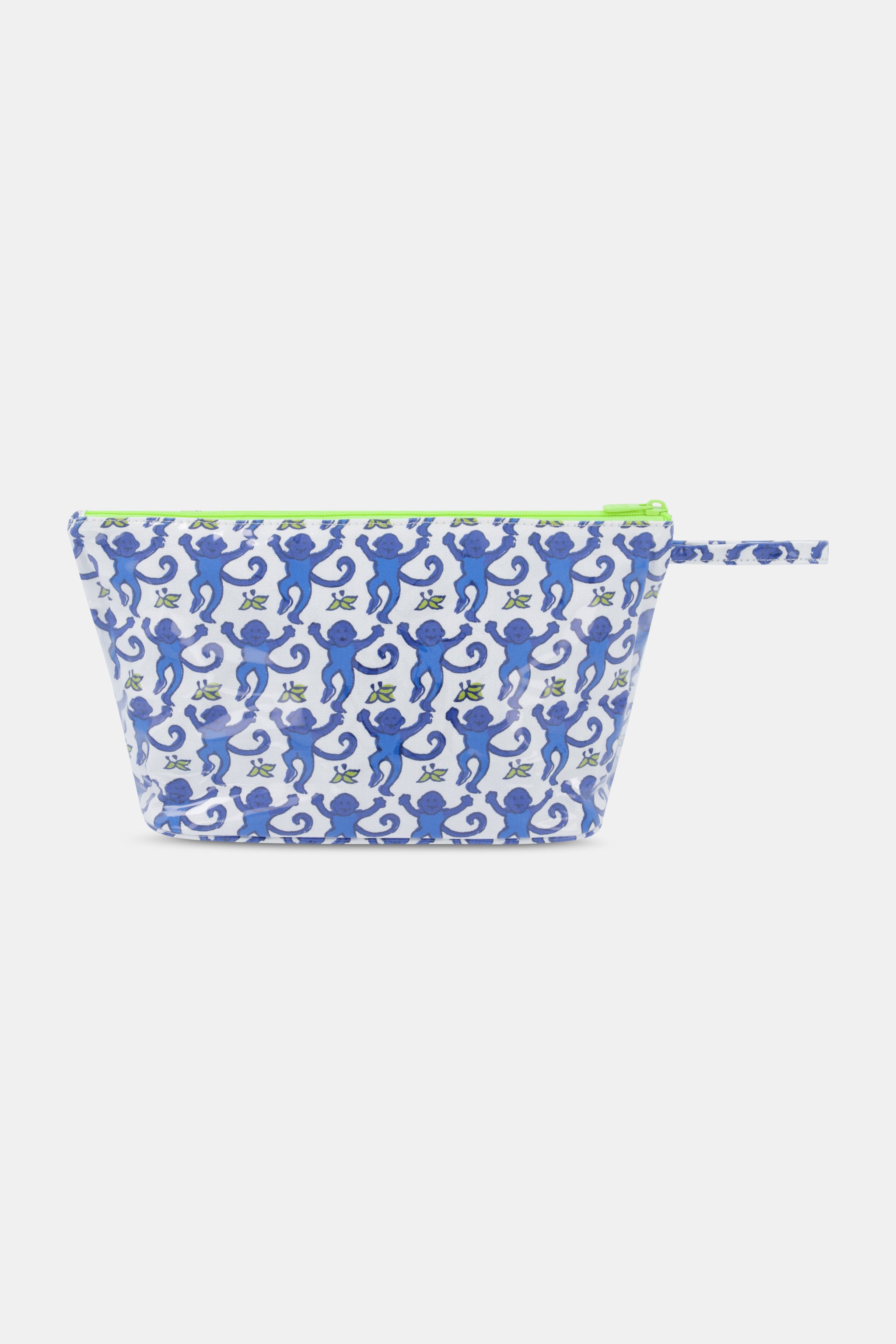 Compact Monkey Print Toiletry Bag for Travel