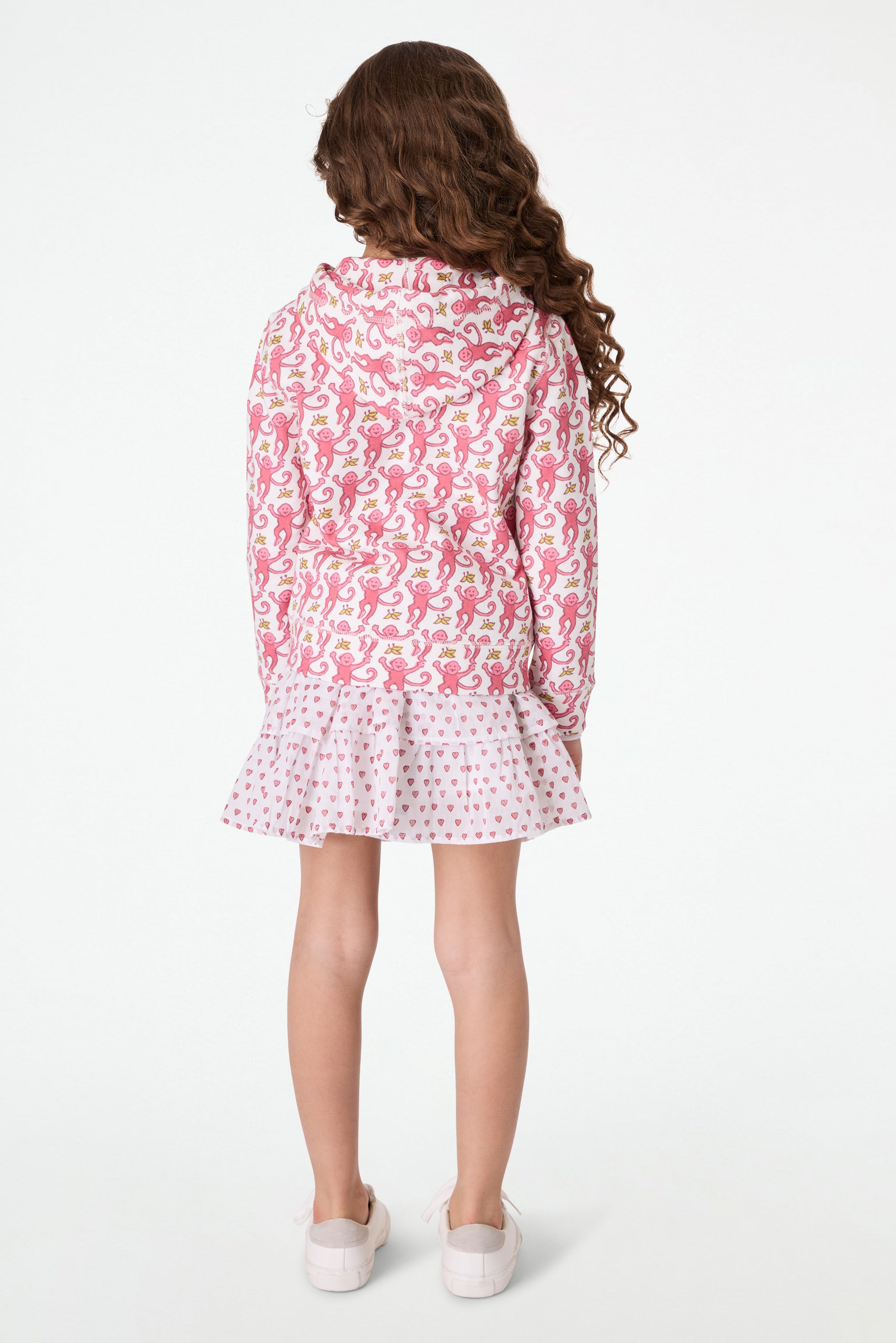 Monkey Print Harley Hoodie for Kids