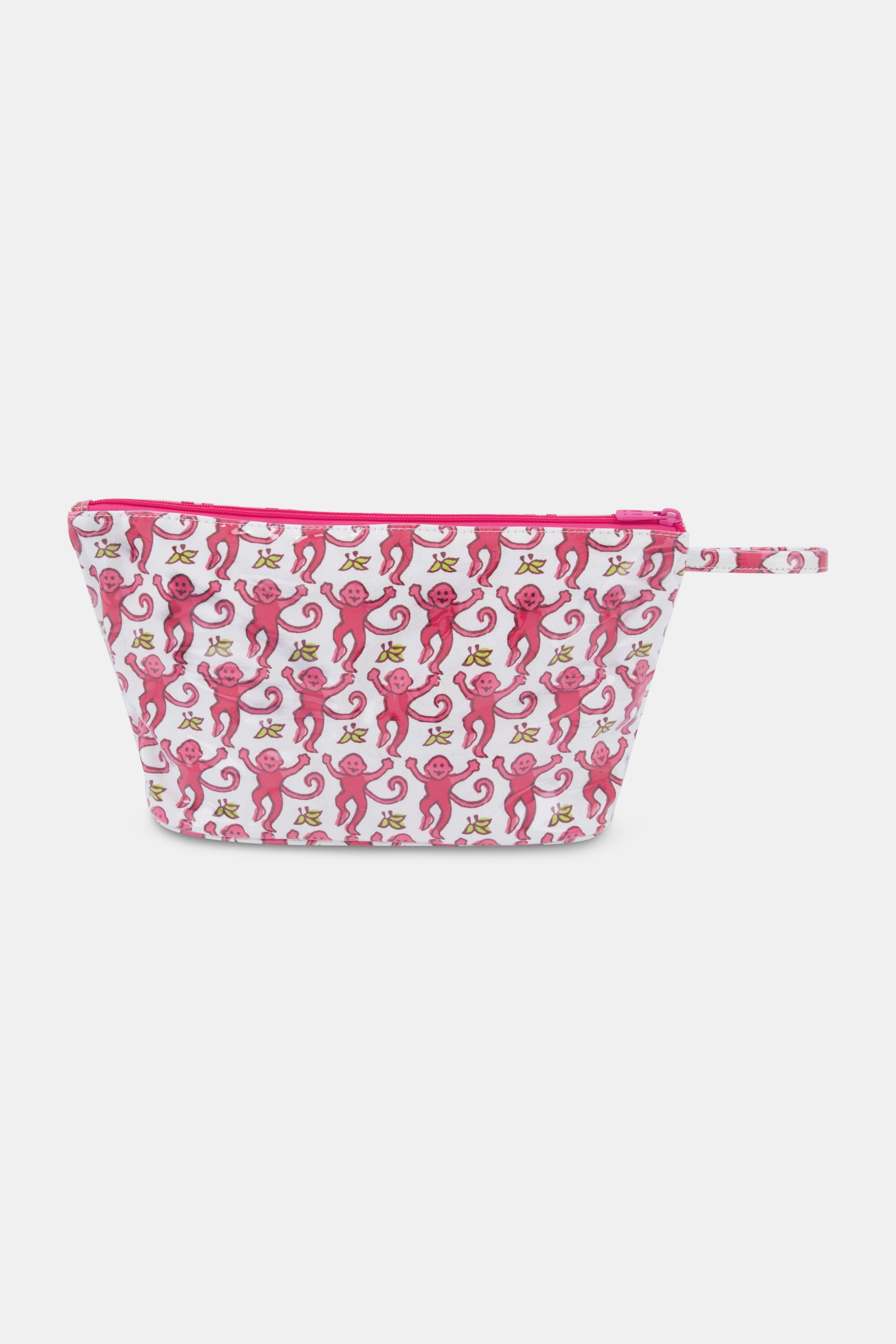 Compact Monkey Print Toiletry Bag for Travel