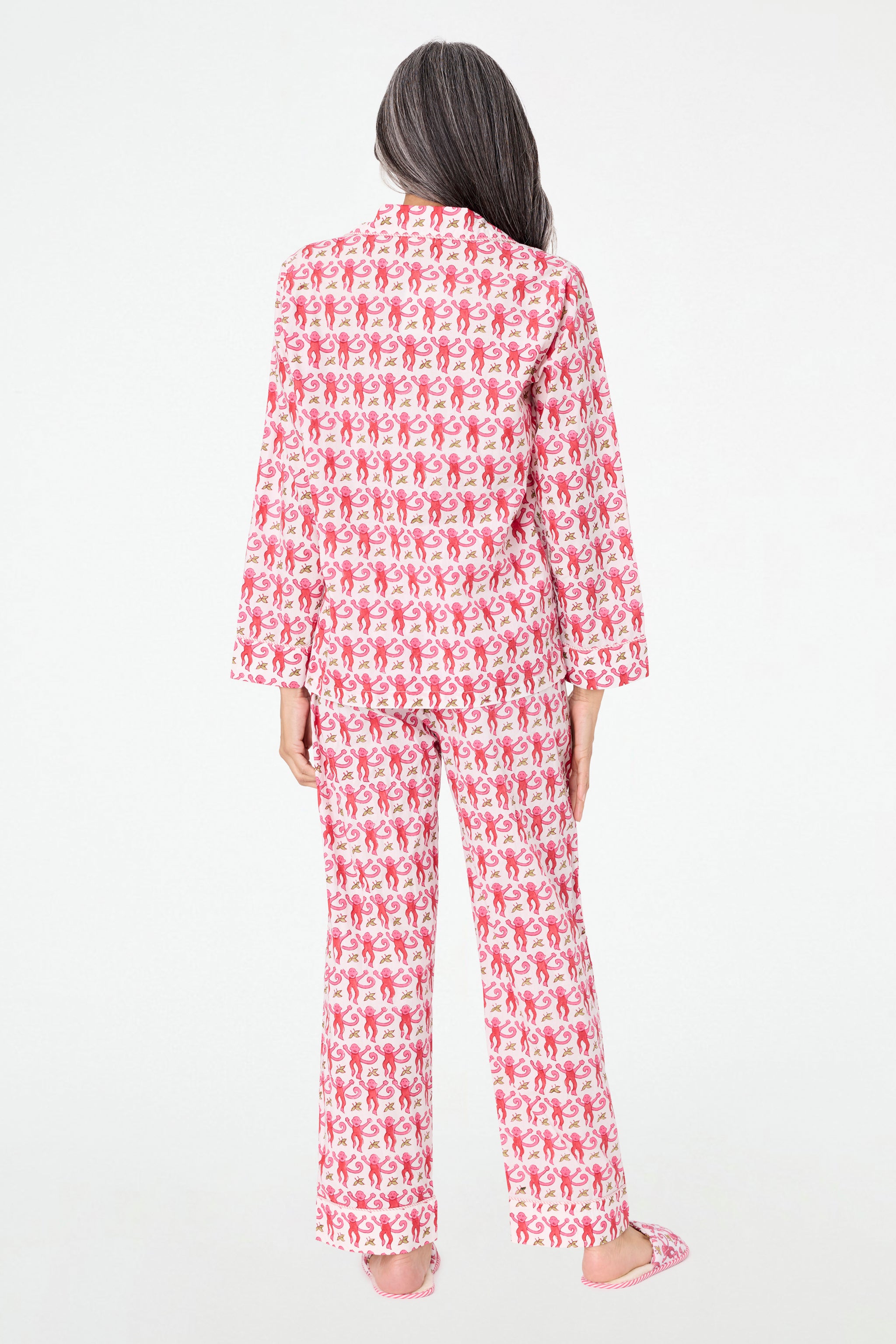 Cozy Monkey Print Loungewear Set