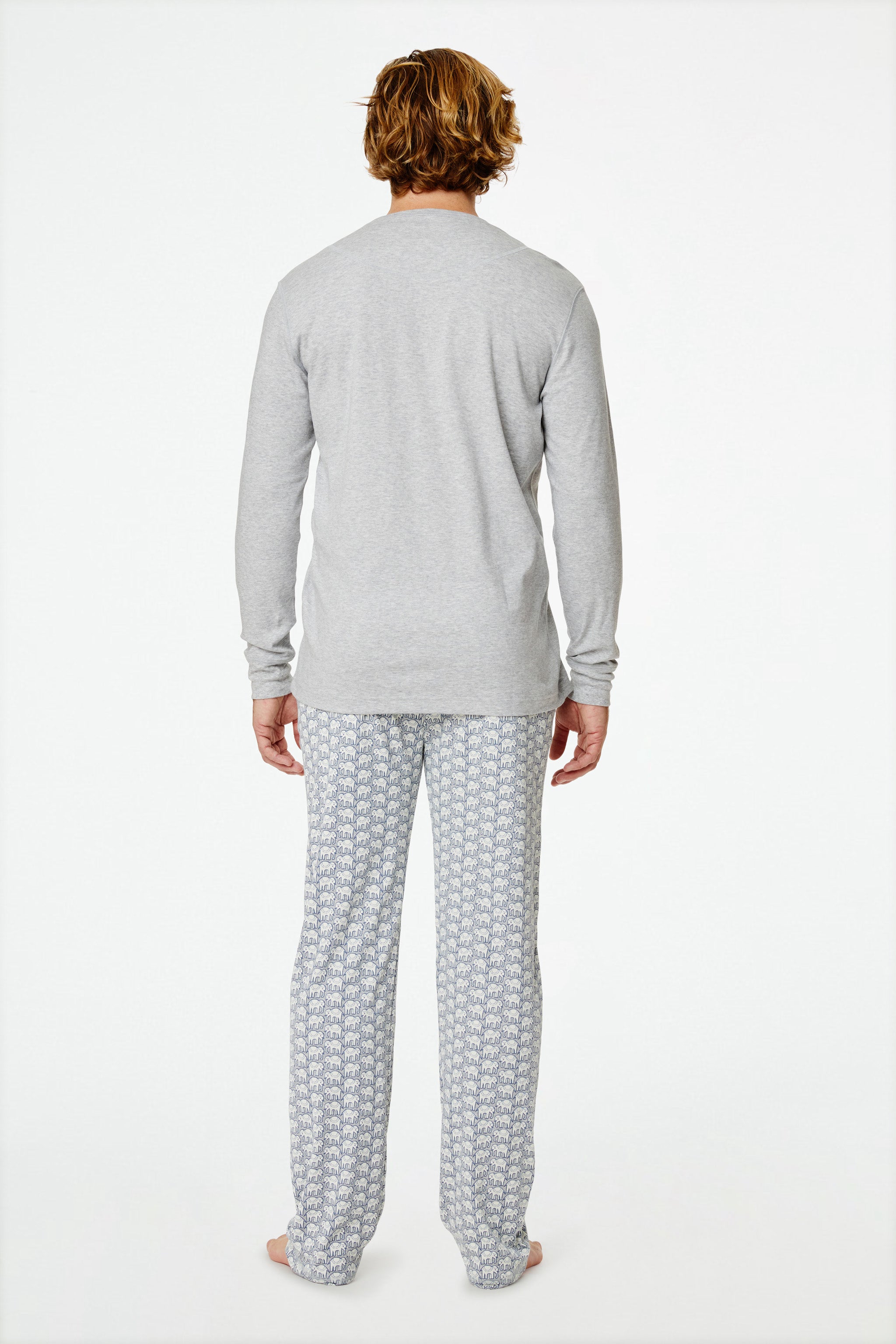Hathi Spencer Men's Cotton Pajama Set