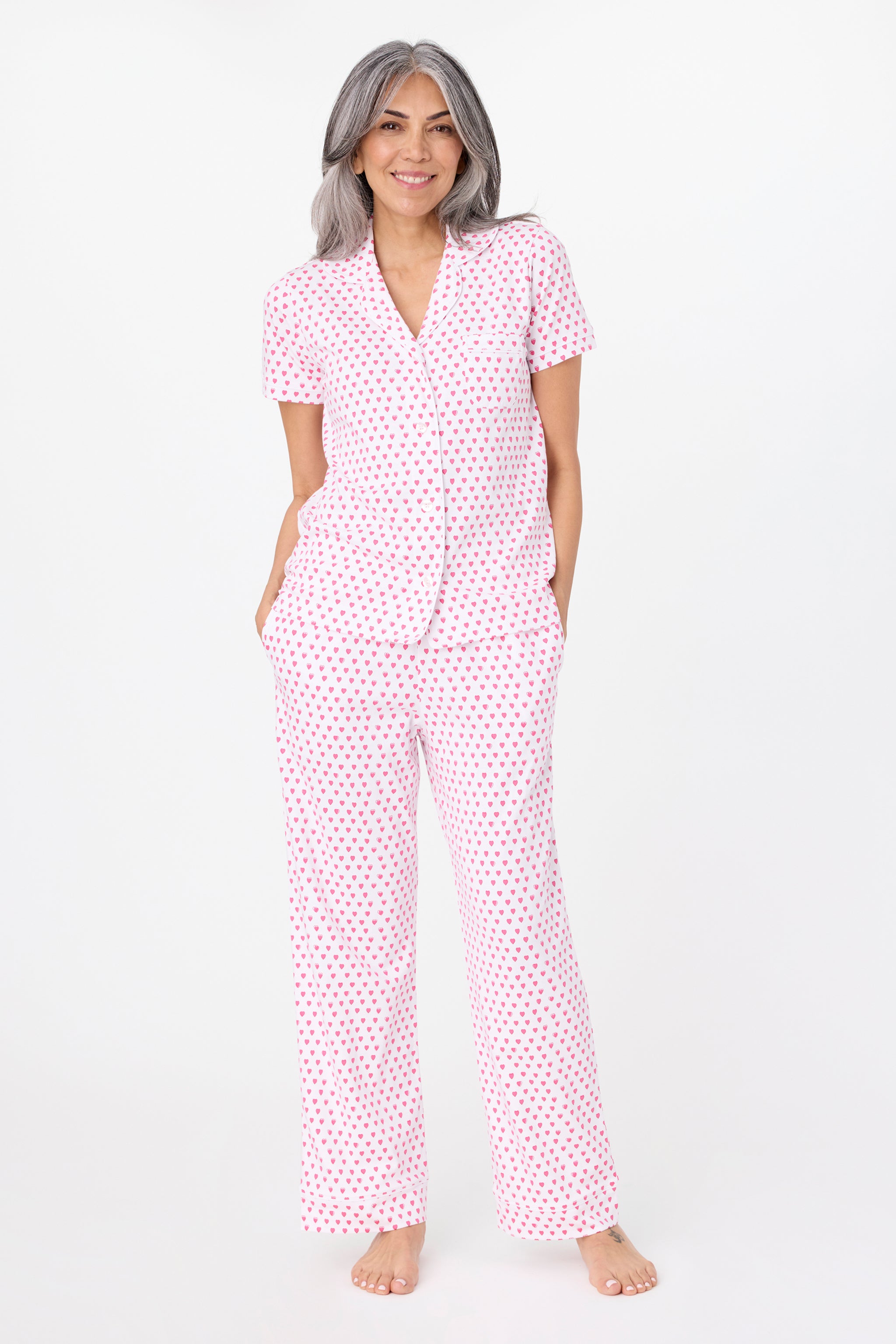 Fiora Floral Print Pajama Set