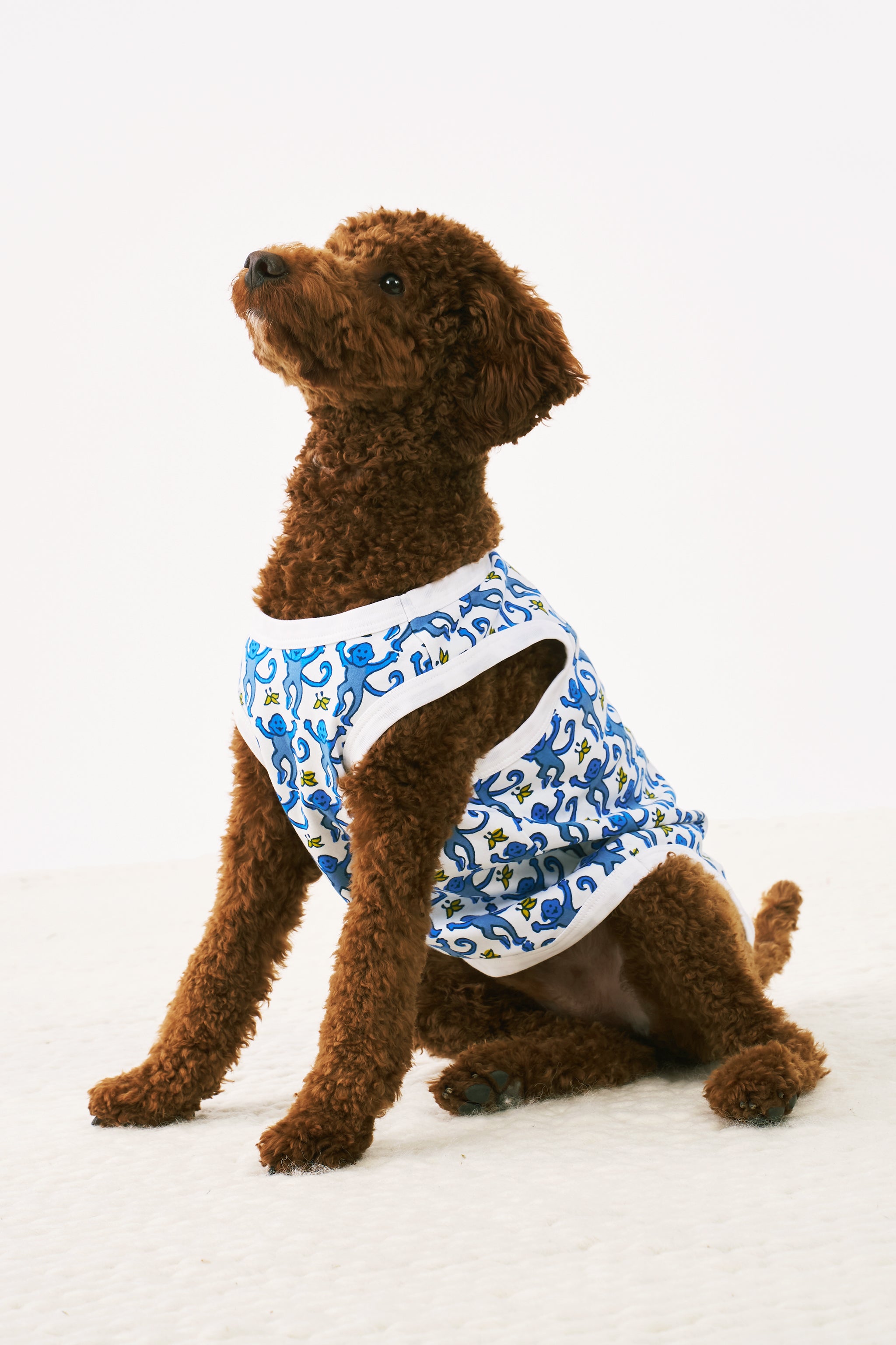 Cozy Monkey Print Dog Pajamas