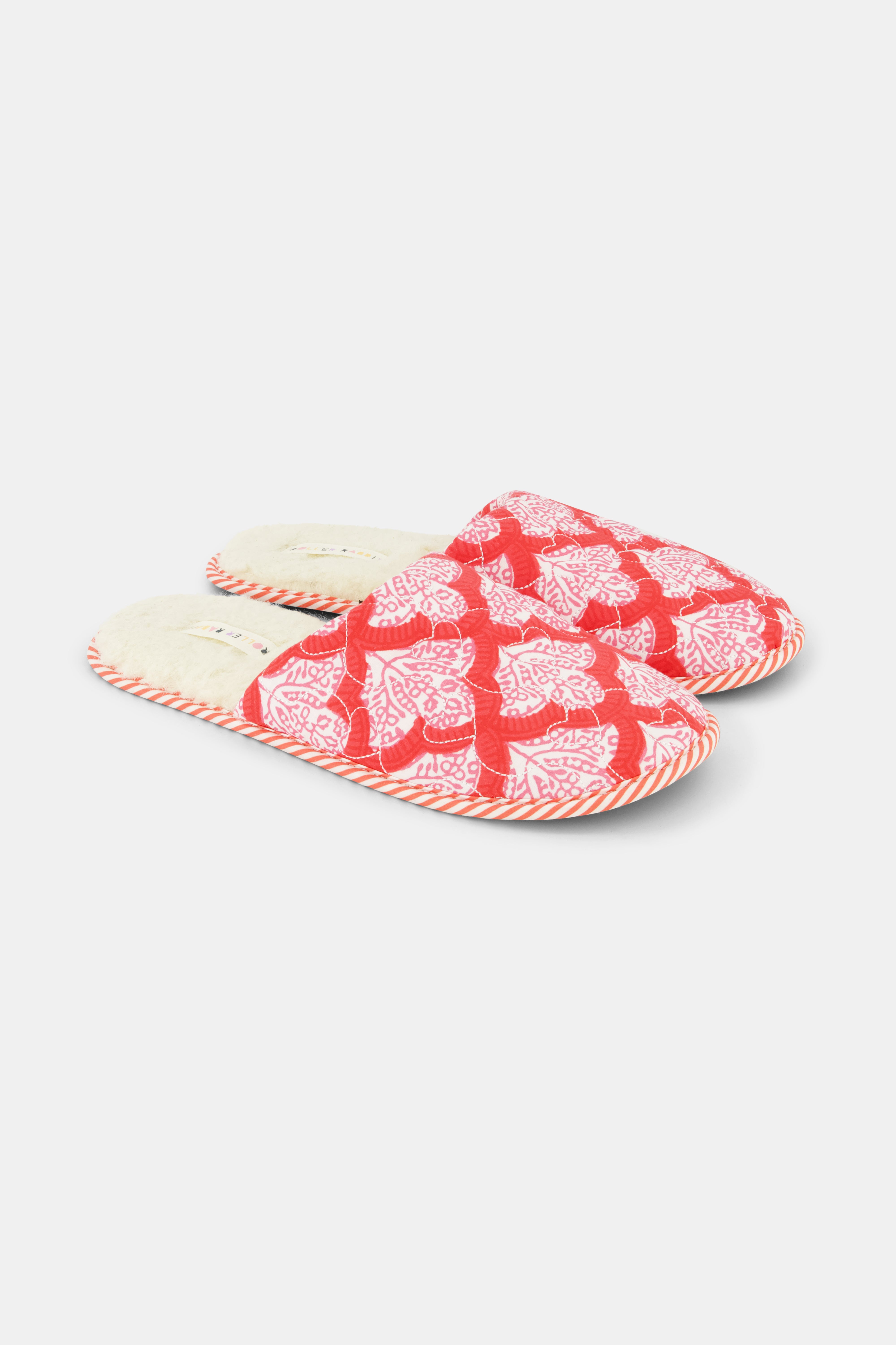 Jemina Cozy Quilted House Slippers