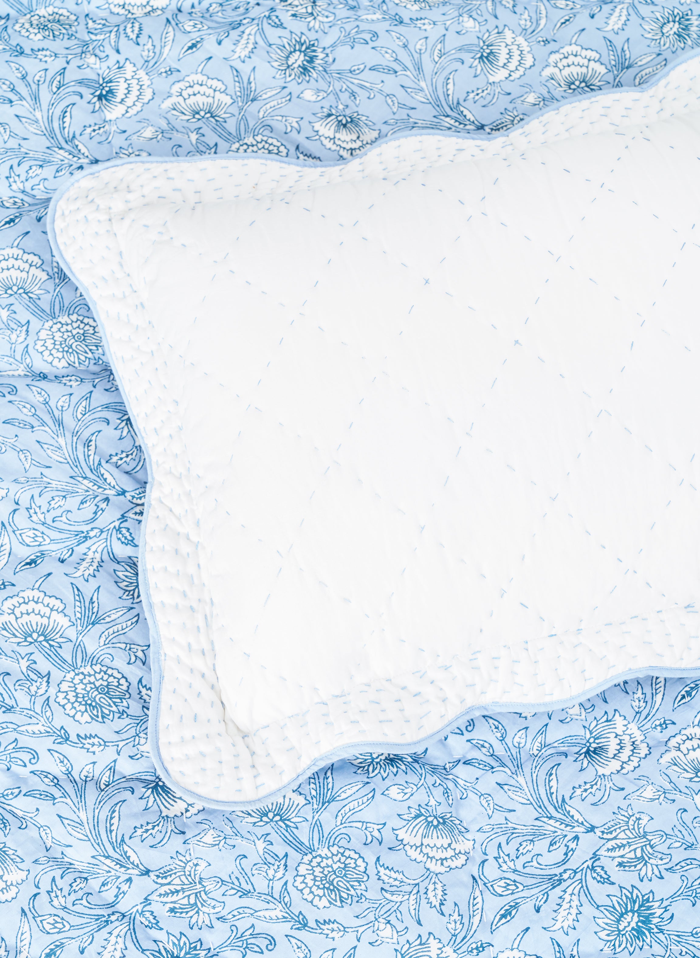 Quilted Diamond Lumbar Support Pillow