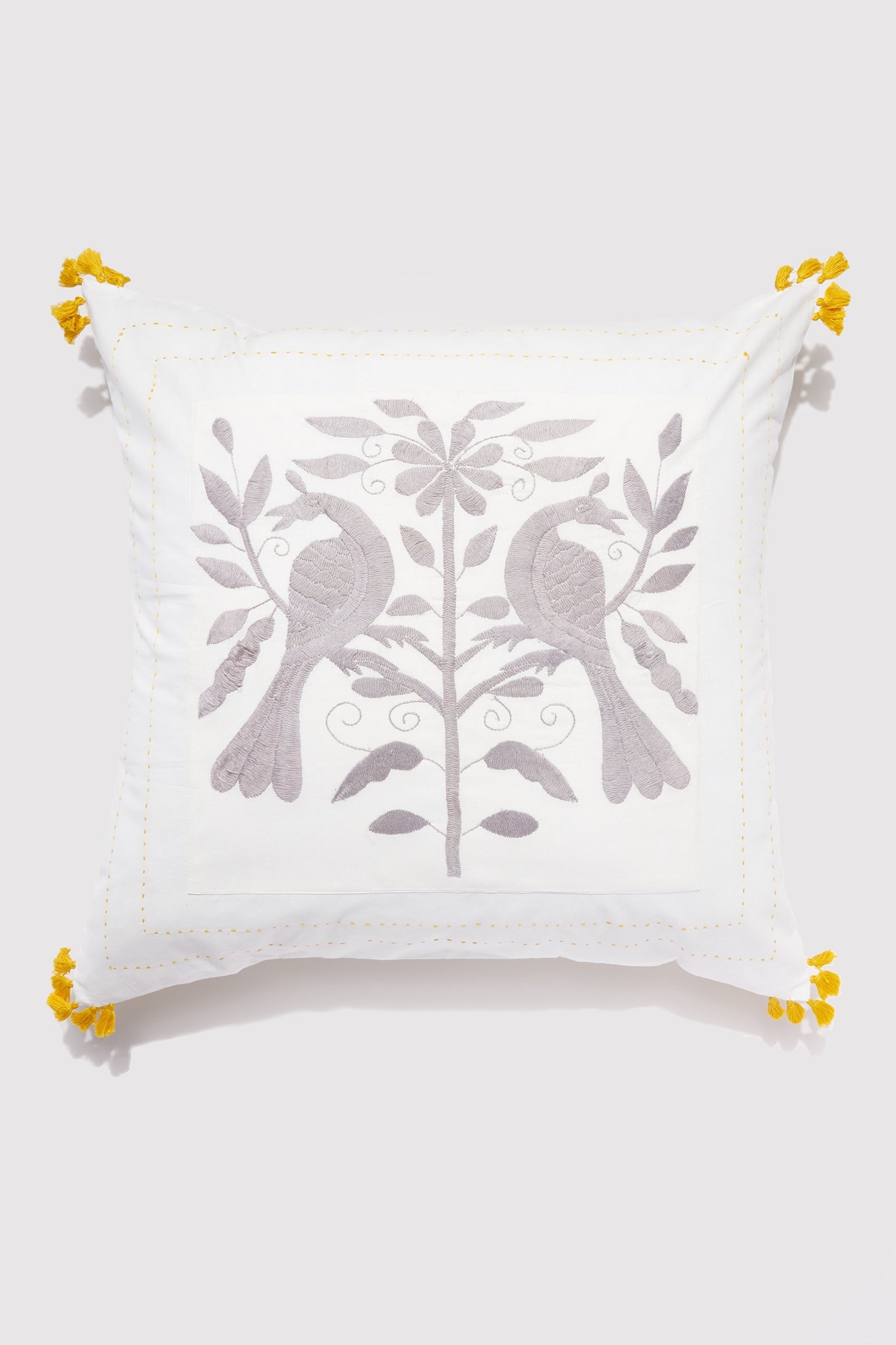 Stylish Embroidered Animal Euro Pillow Cover