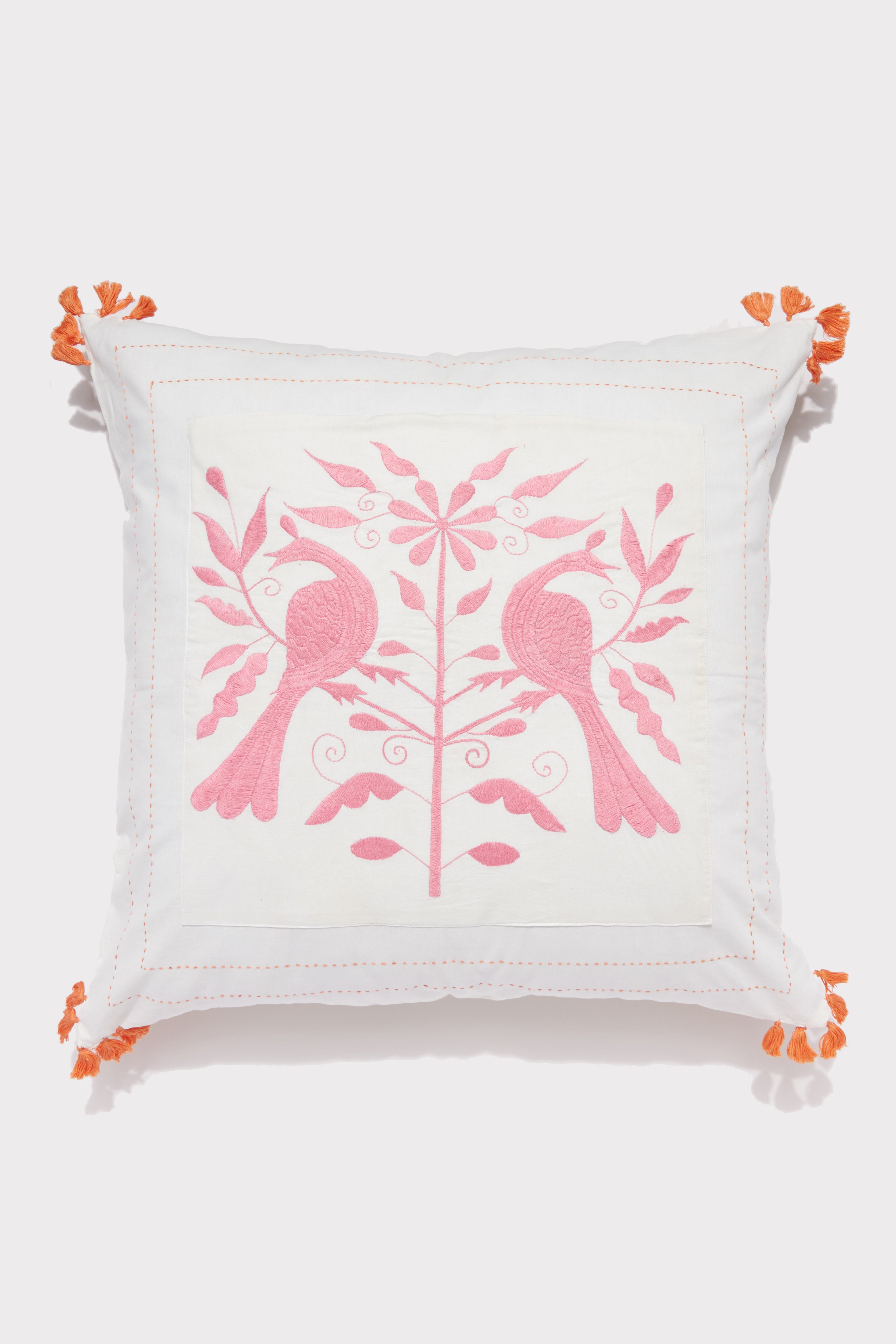 Stylish Embroidered Animal Euro Pillow Cover