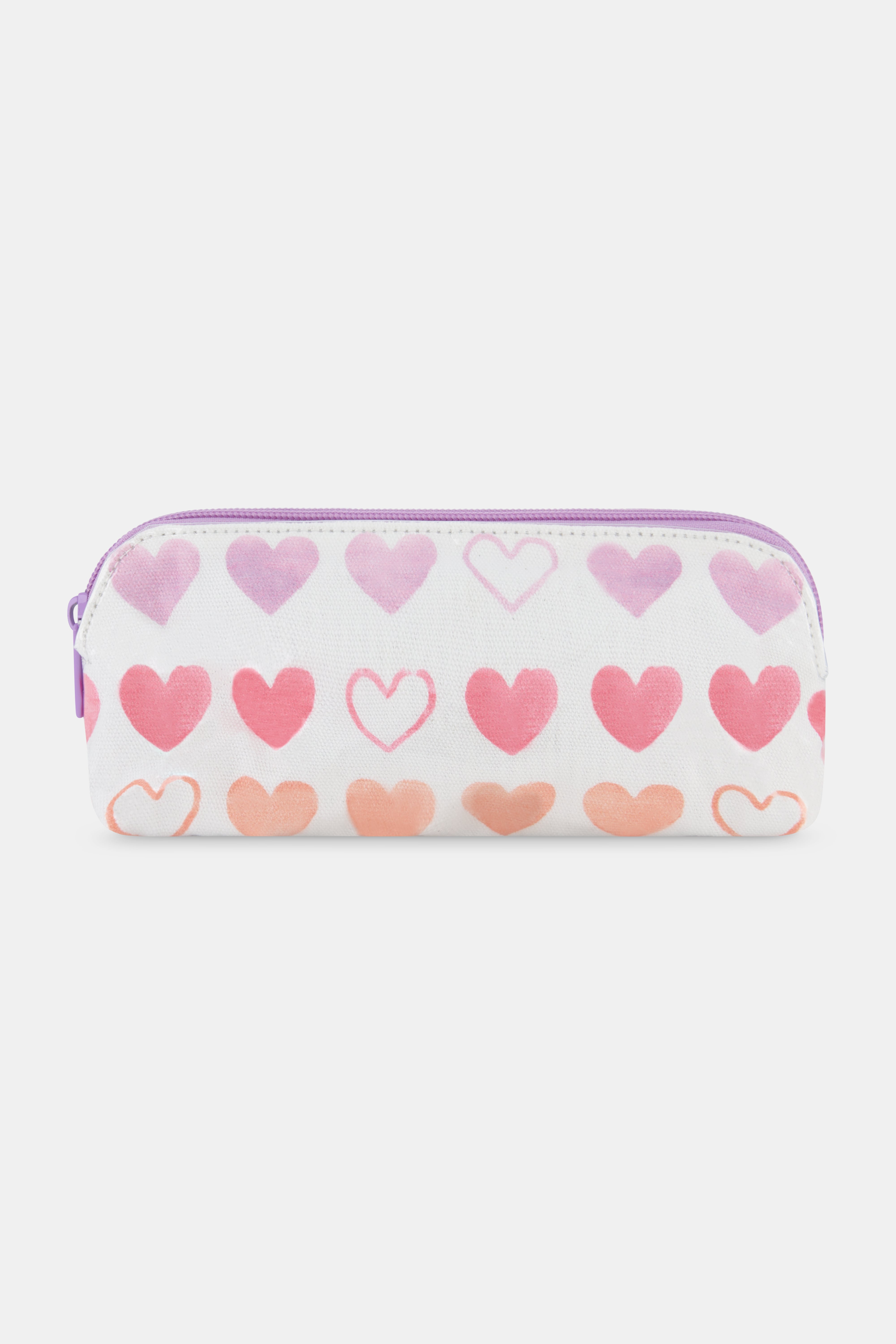 Watercolor Heart Cosmetic Pouch