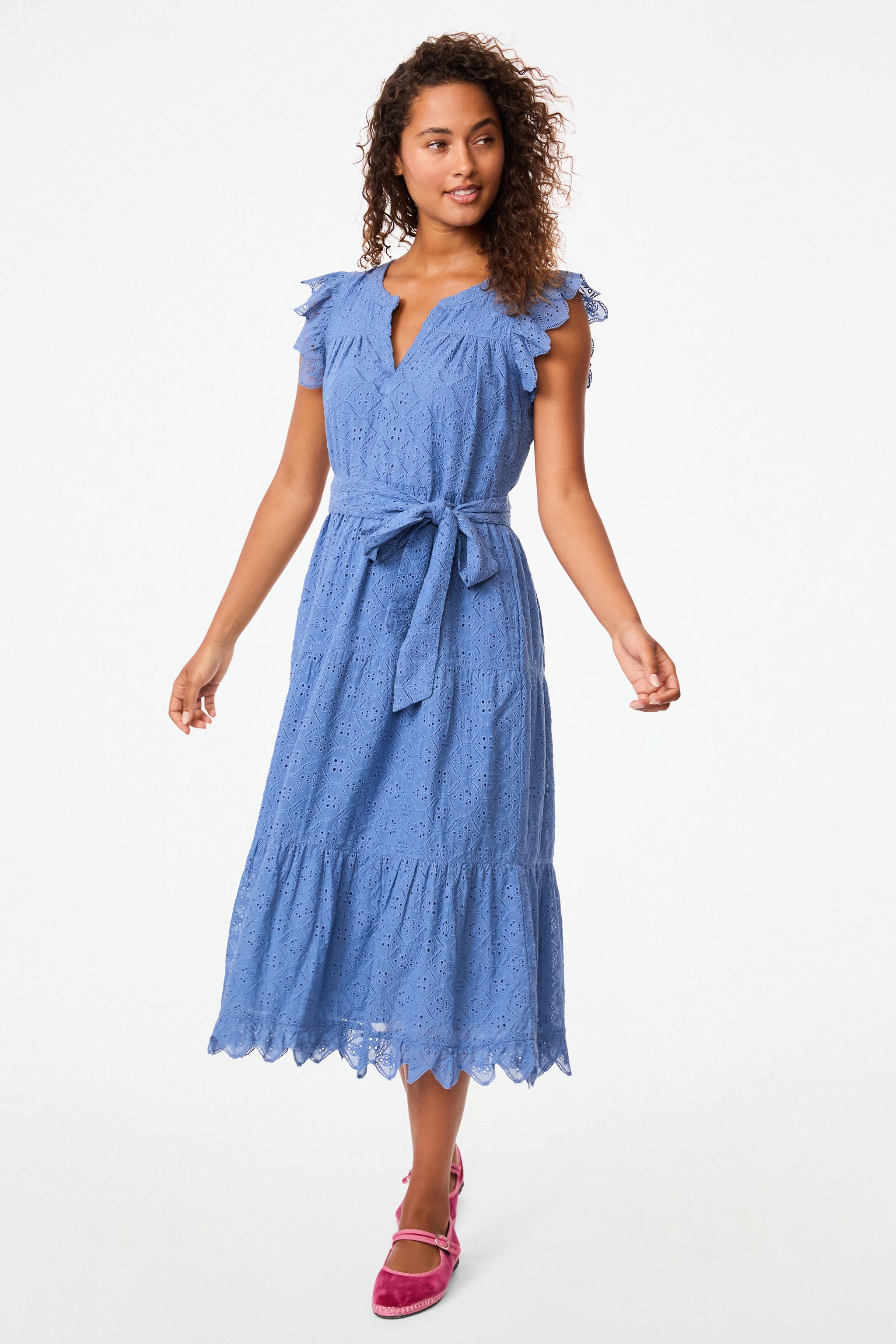 Elsa Paulina Eyelet Dress