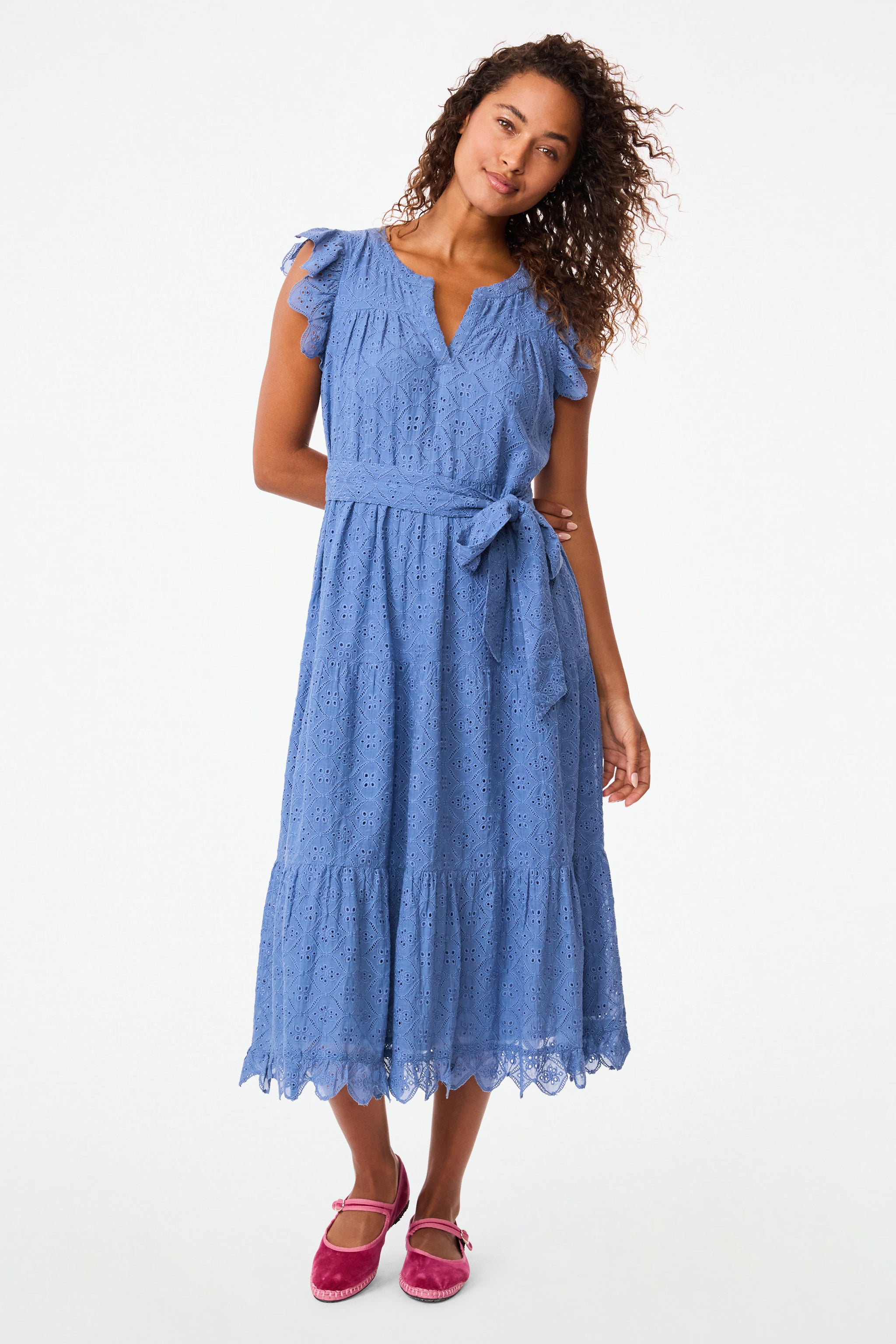 Elsa Paulina Eyelet Dress