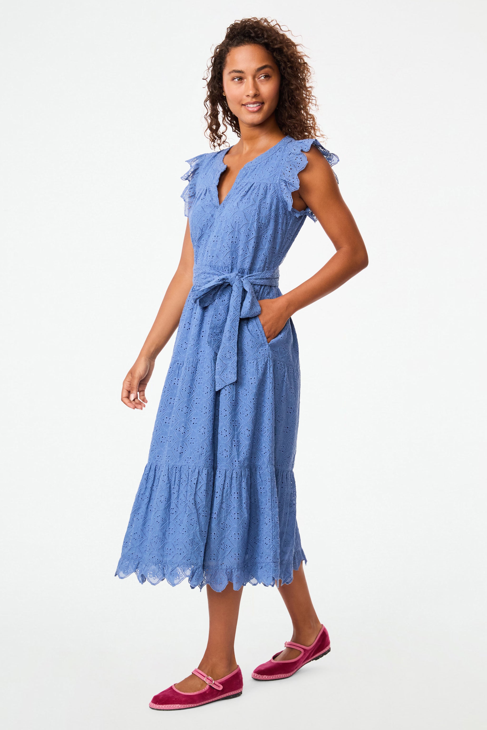 Elsa Paulina Eyelet Dress