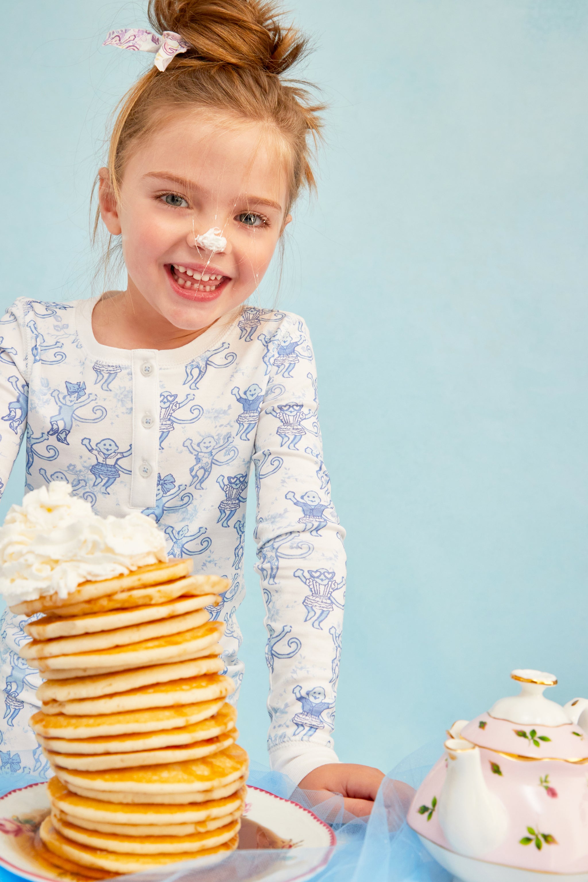 Monkey Print Kids Pajamas - Soft & Playful