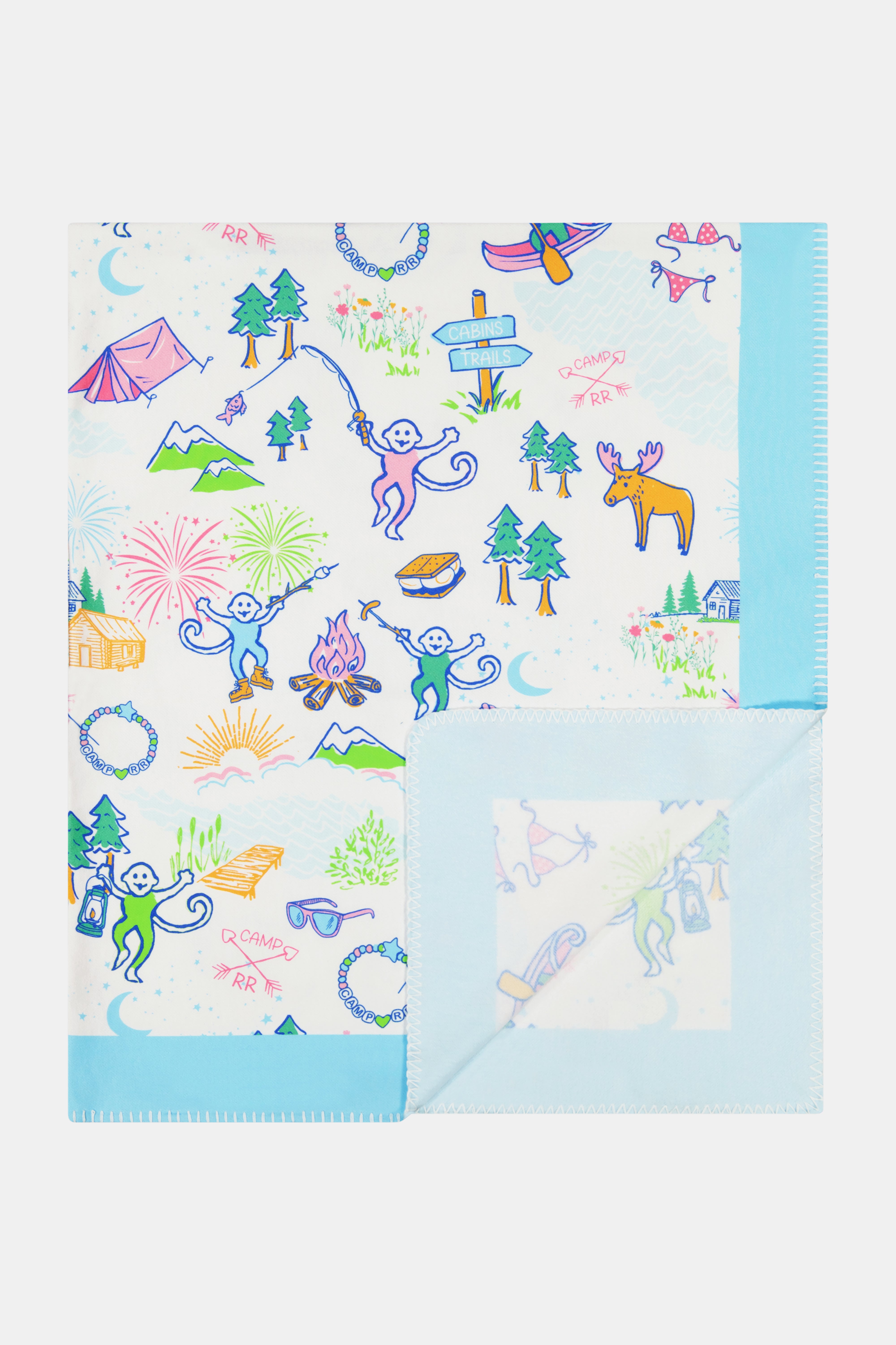 Cozy Camp RR Blanket for Outdoor Adventures