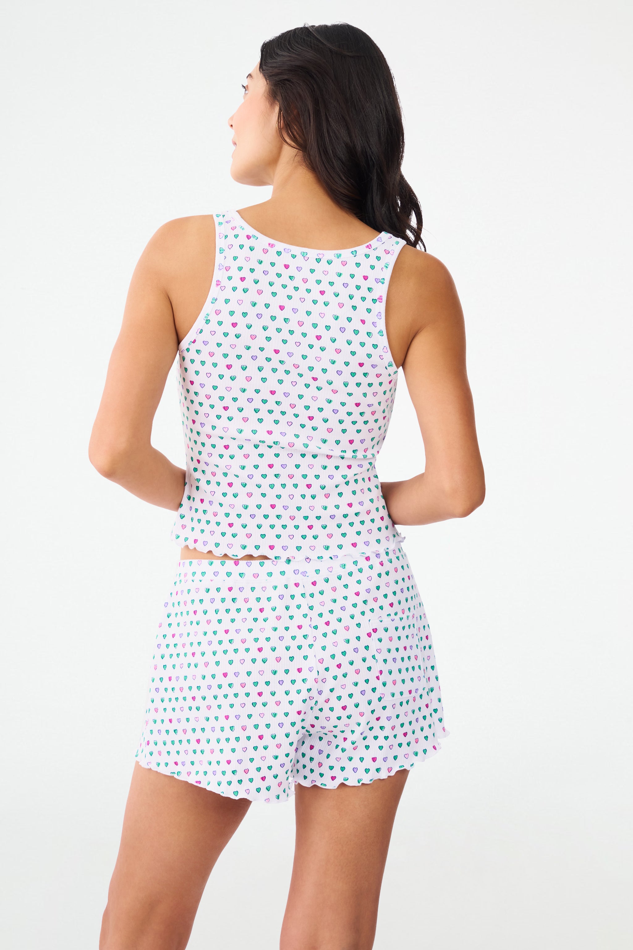 Astor Pop Hearts Tank Top