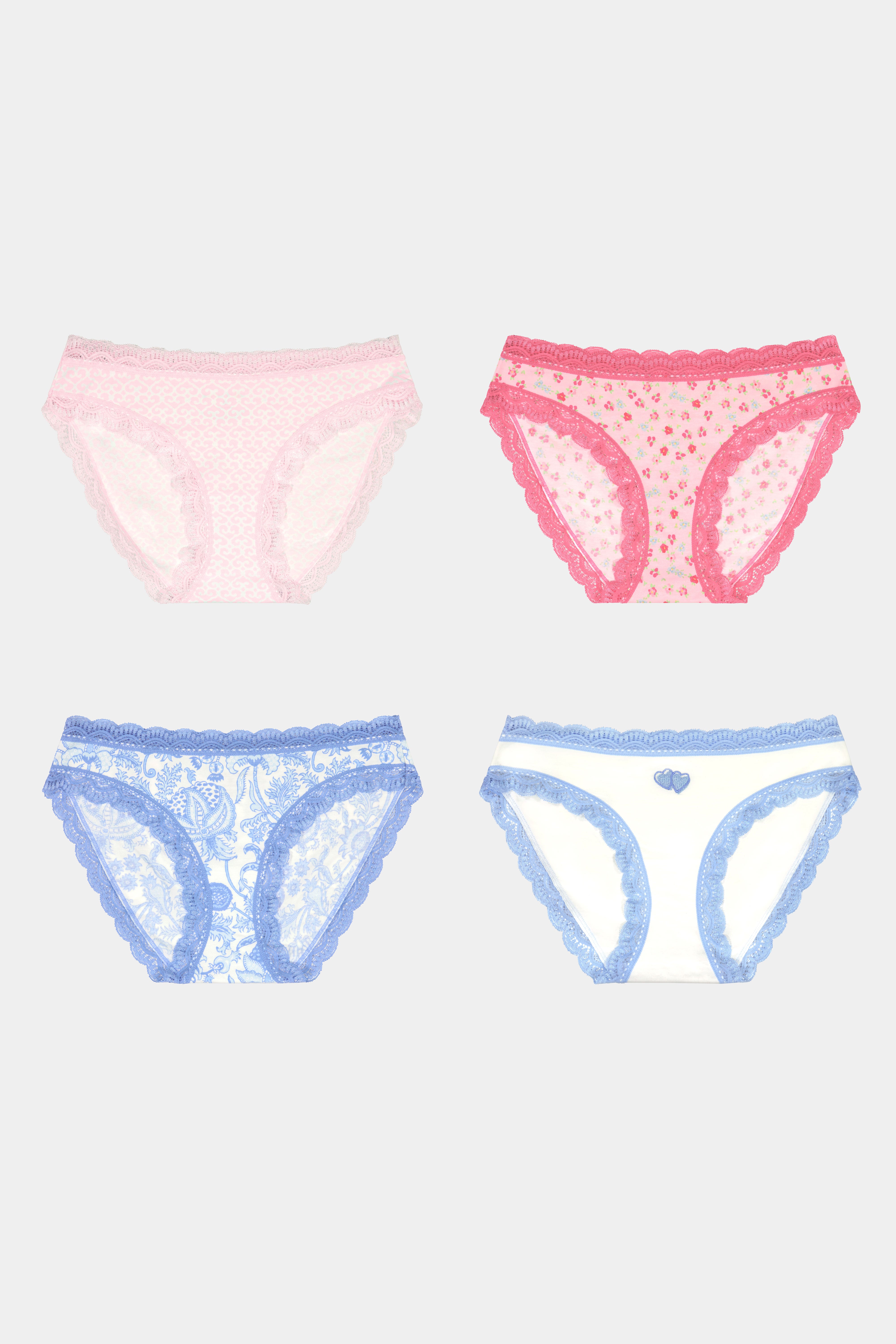 4-Pack Pastel Bikini Set