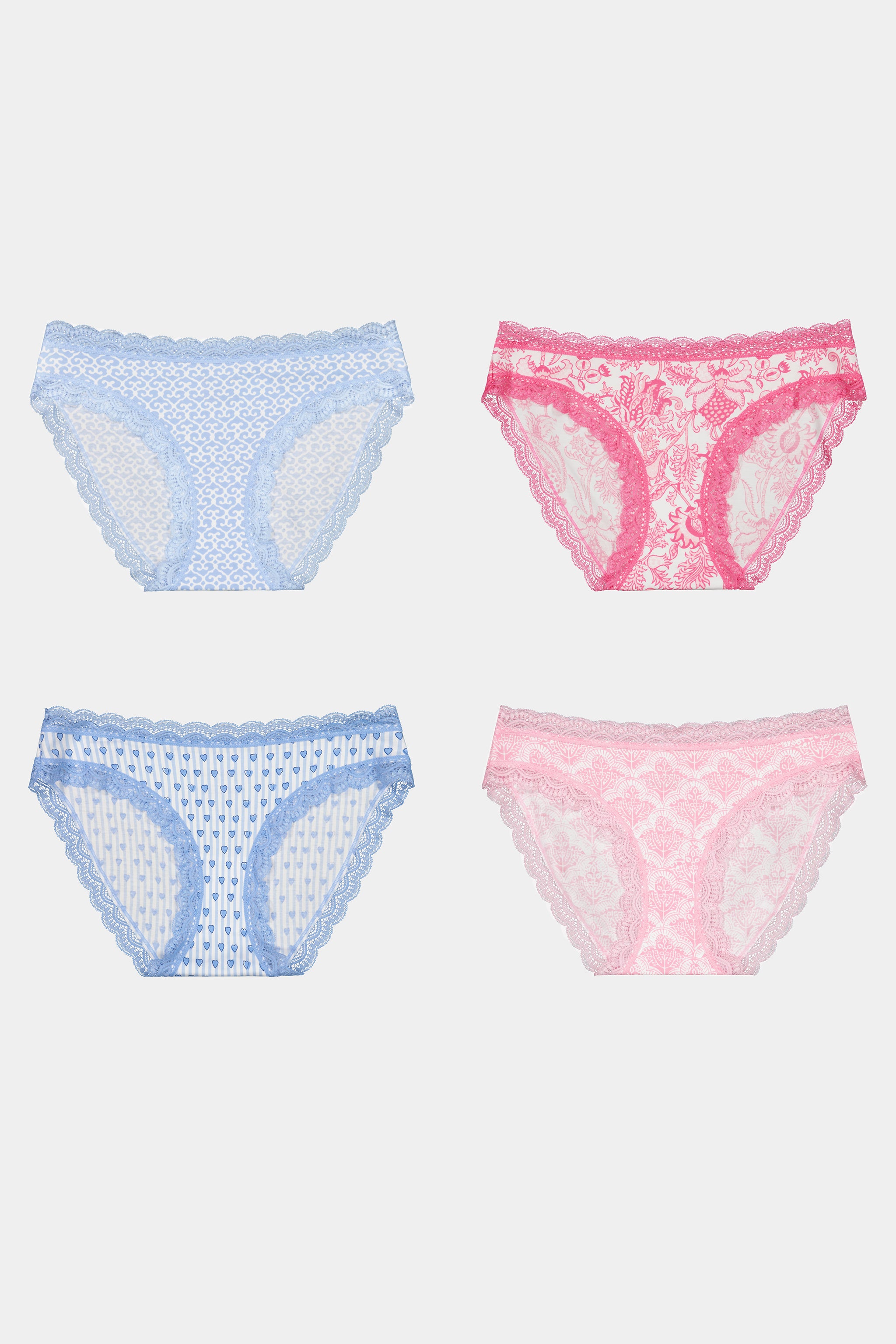 4-Pack Classic Bikini Set - Core Styles