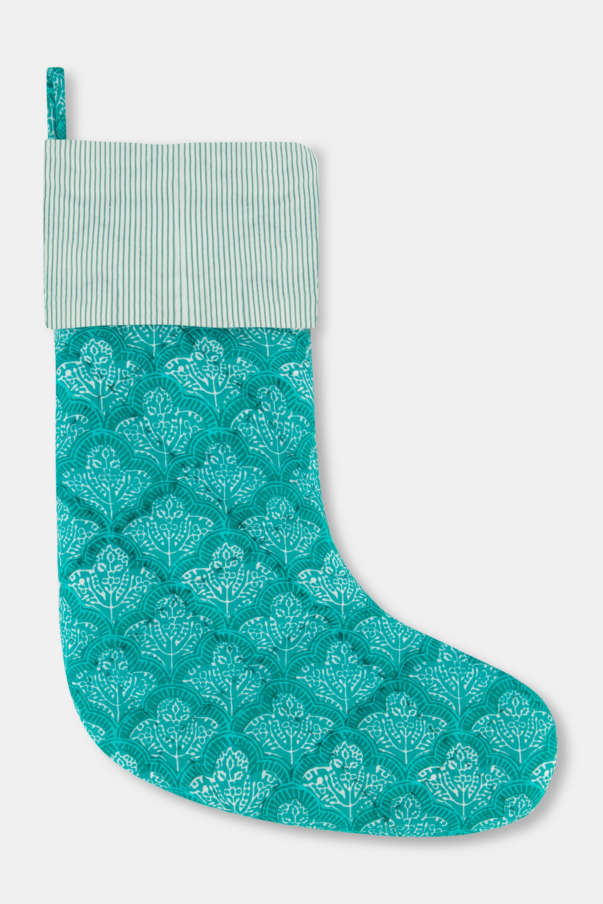 Quilted Christmas Stocking by Jemina