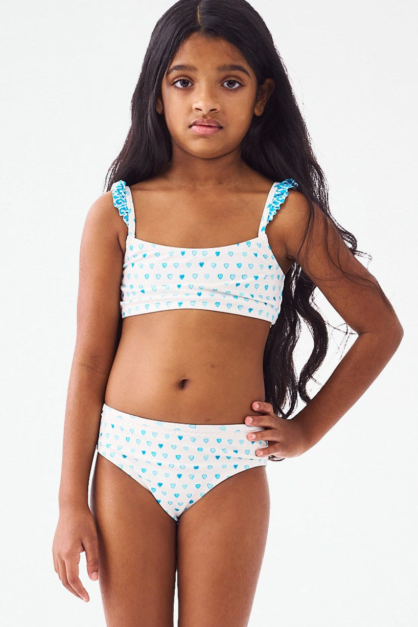 Girls' Heart Print Swimwear by Rory