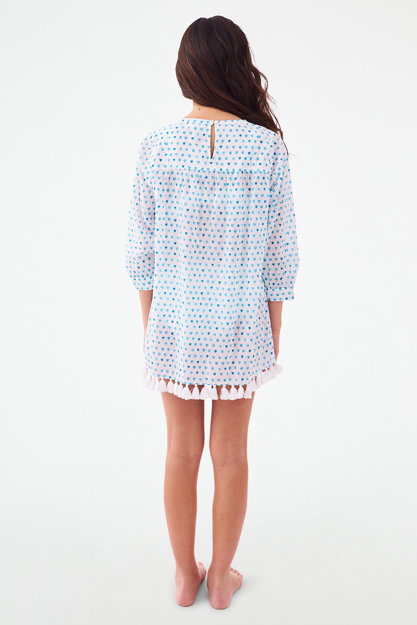 Serafina Kids' Heart-Print Tunic Top
