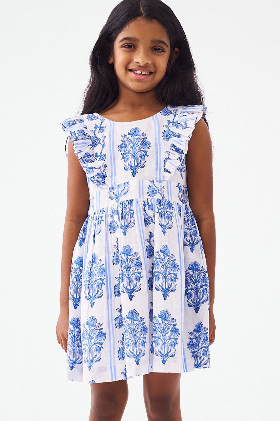Lily Stripe Harumi Dress for Girls