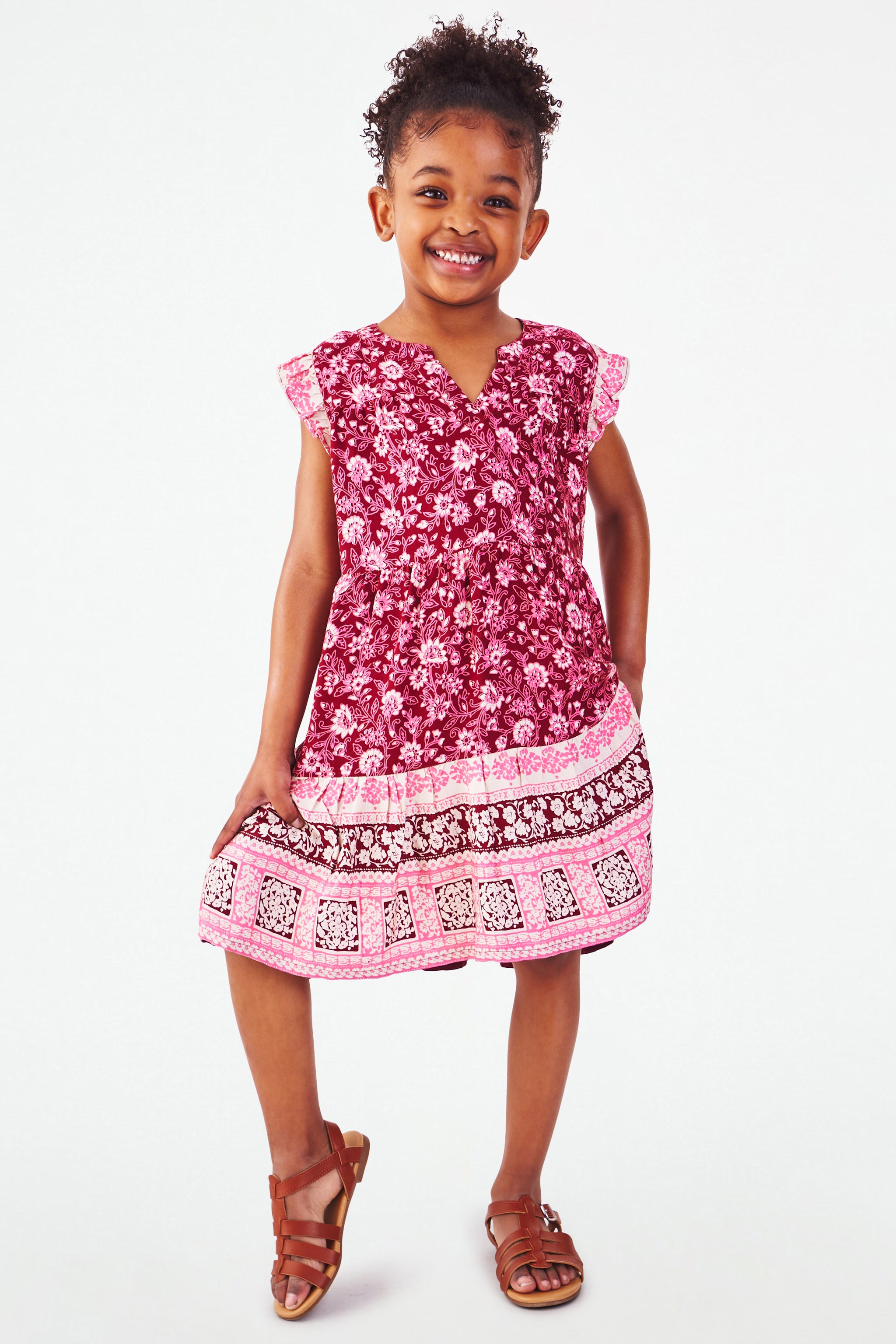 Suzie Floral Patty Dress for Girls