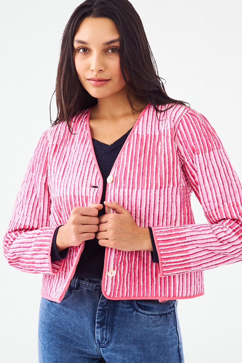 Marni Checkerboard Stripe Jacket – Stylish Outerwear