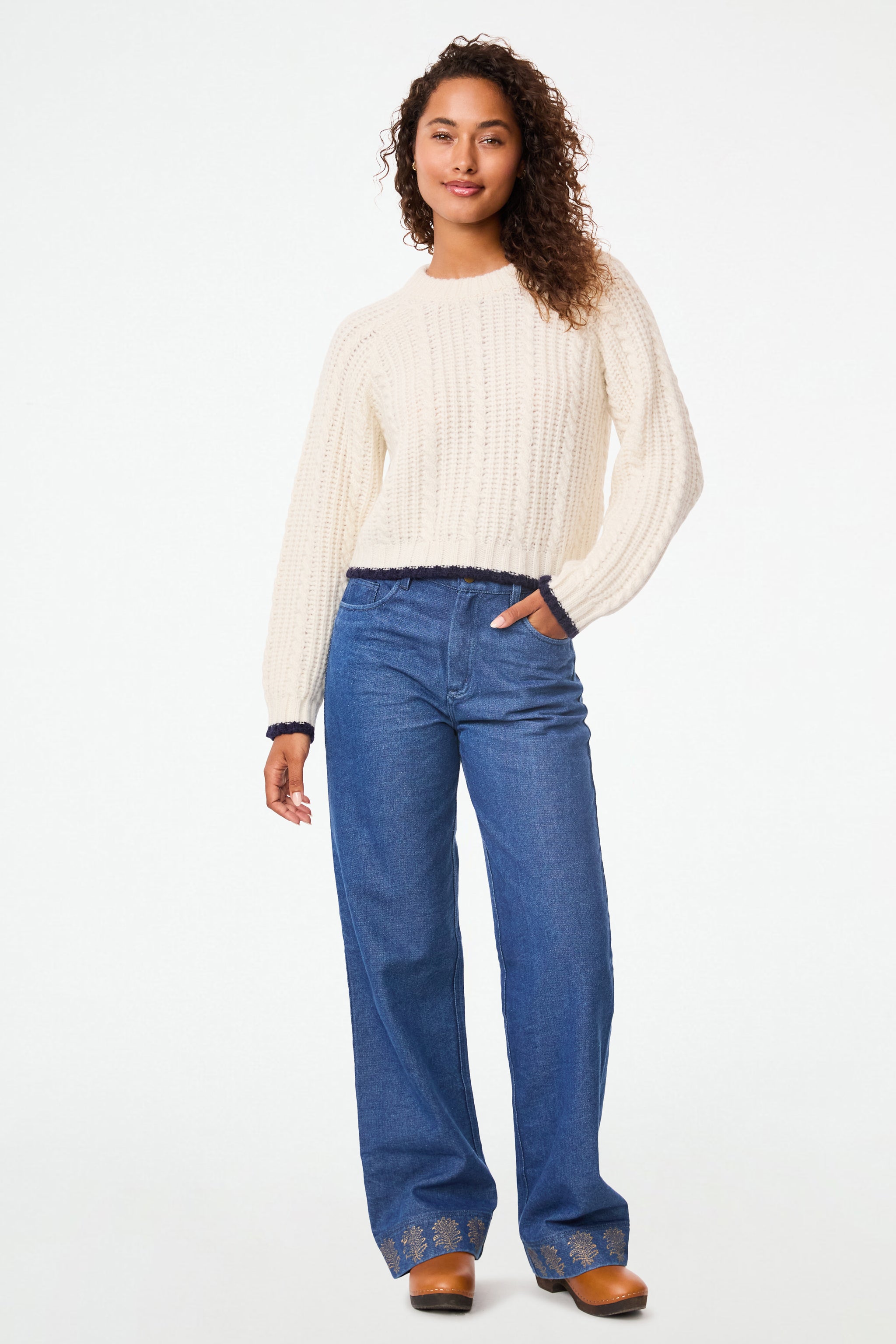 Classic Brittany Knit Sweater for Women