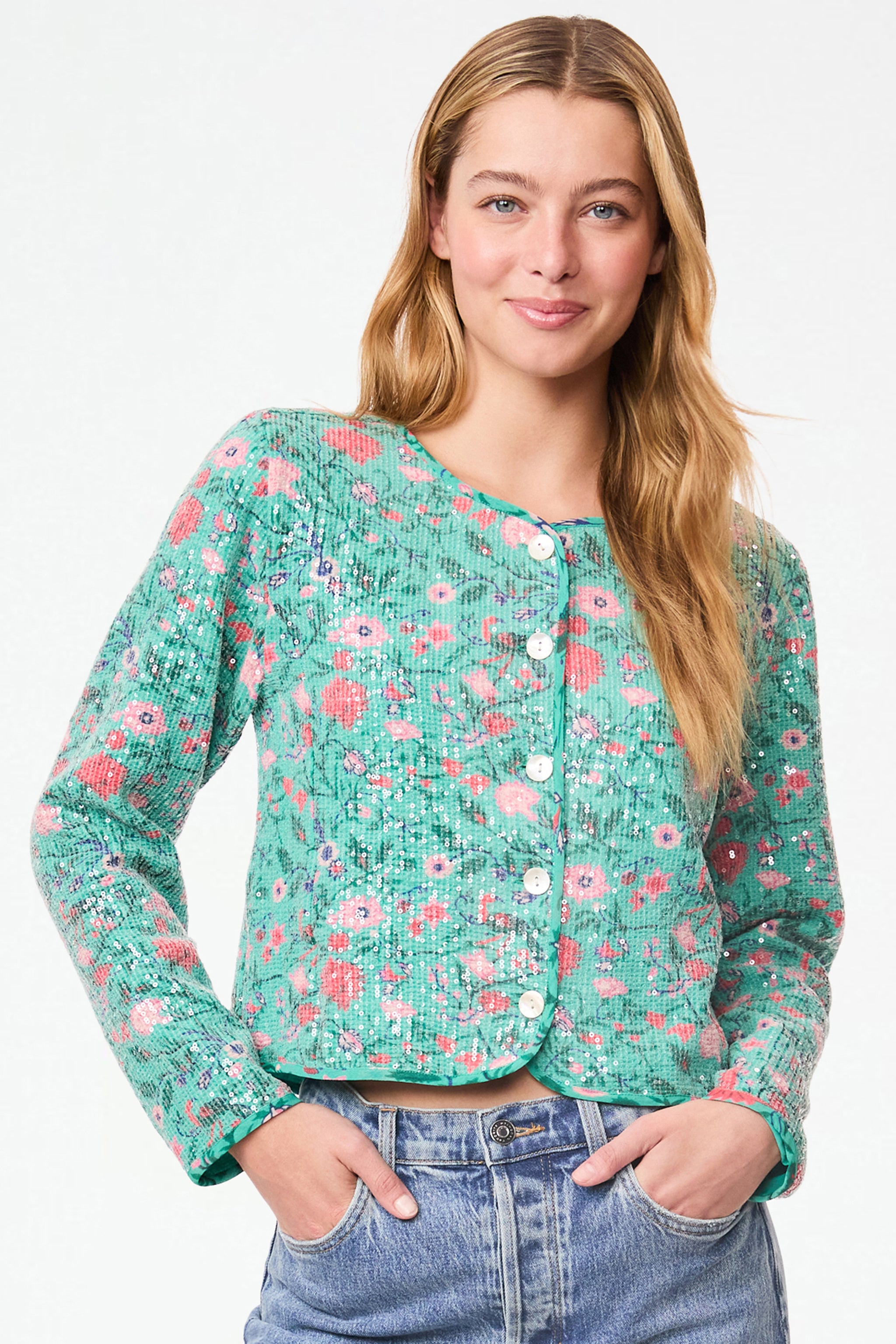 Rosana Floral Jacket by Pavone