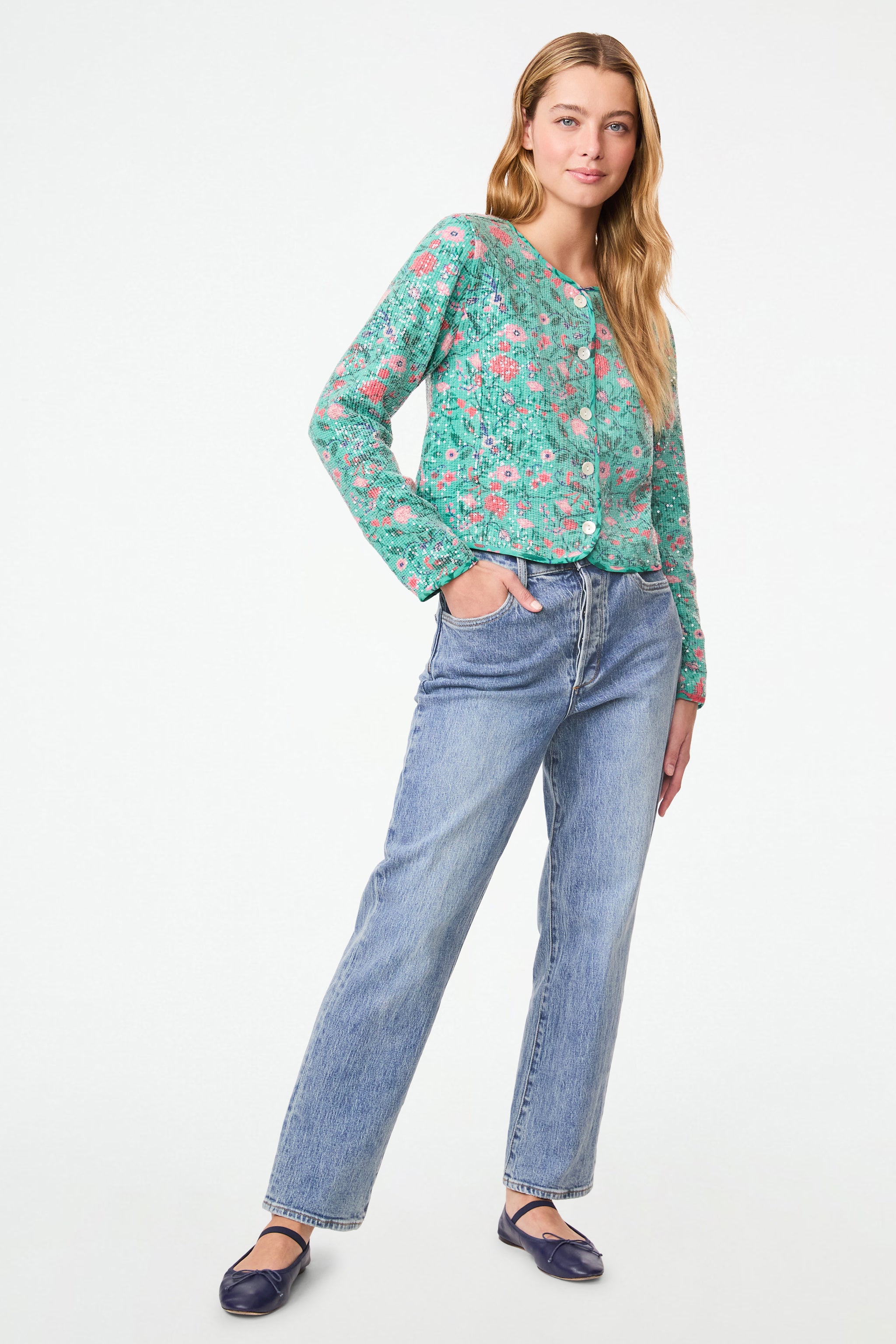 Rosana Floral Jacket by Pavone