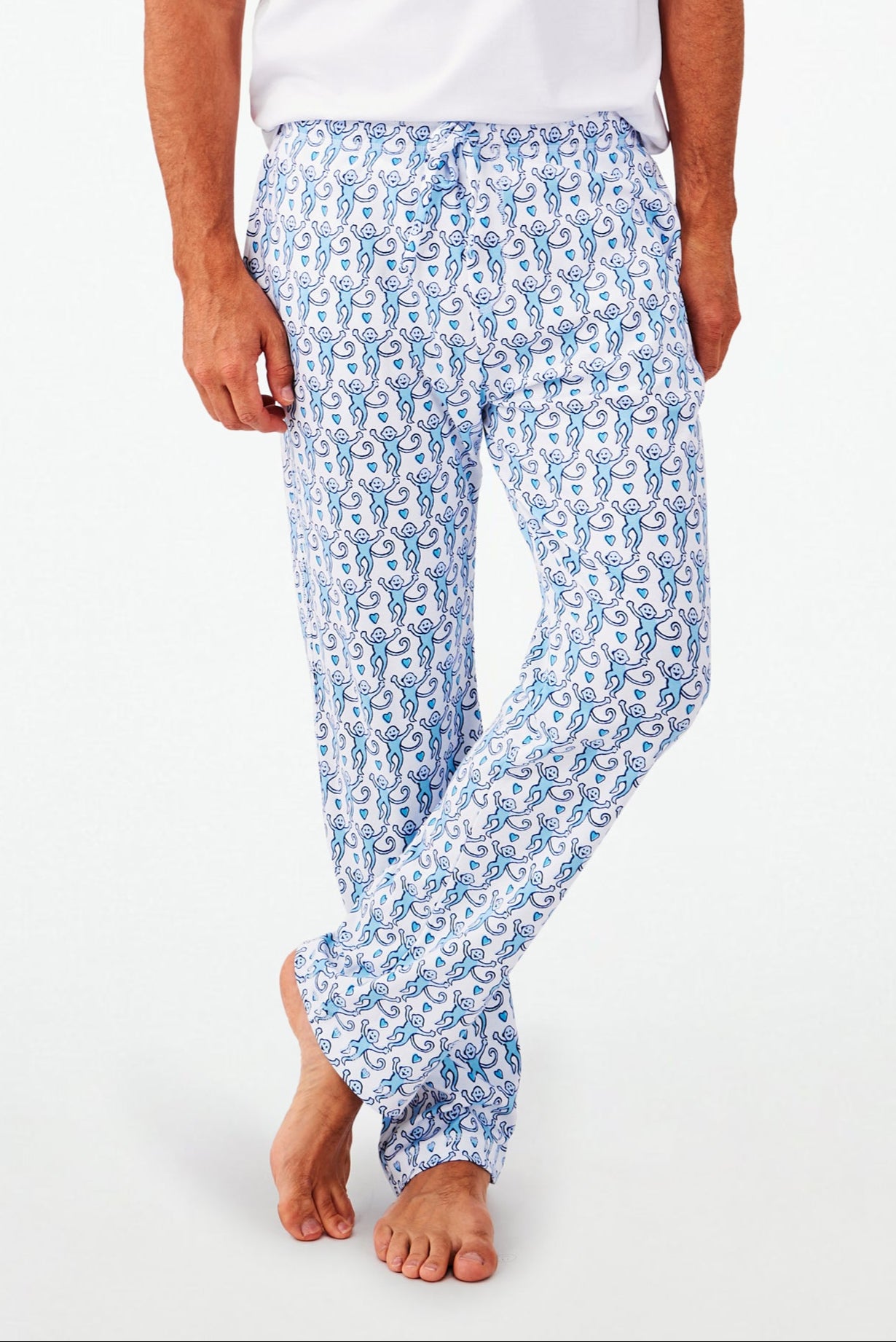 Men's Simon Monkey Print Pants