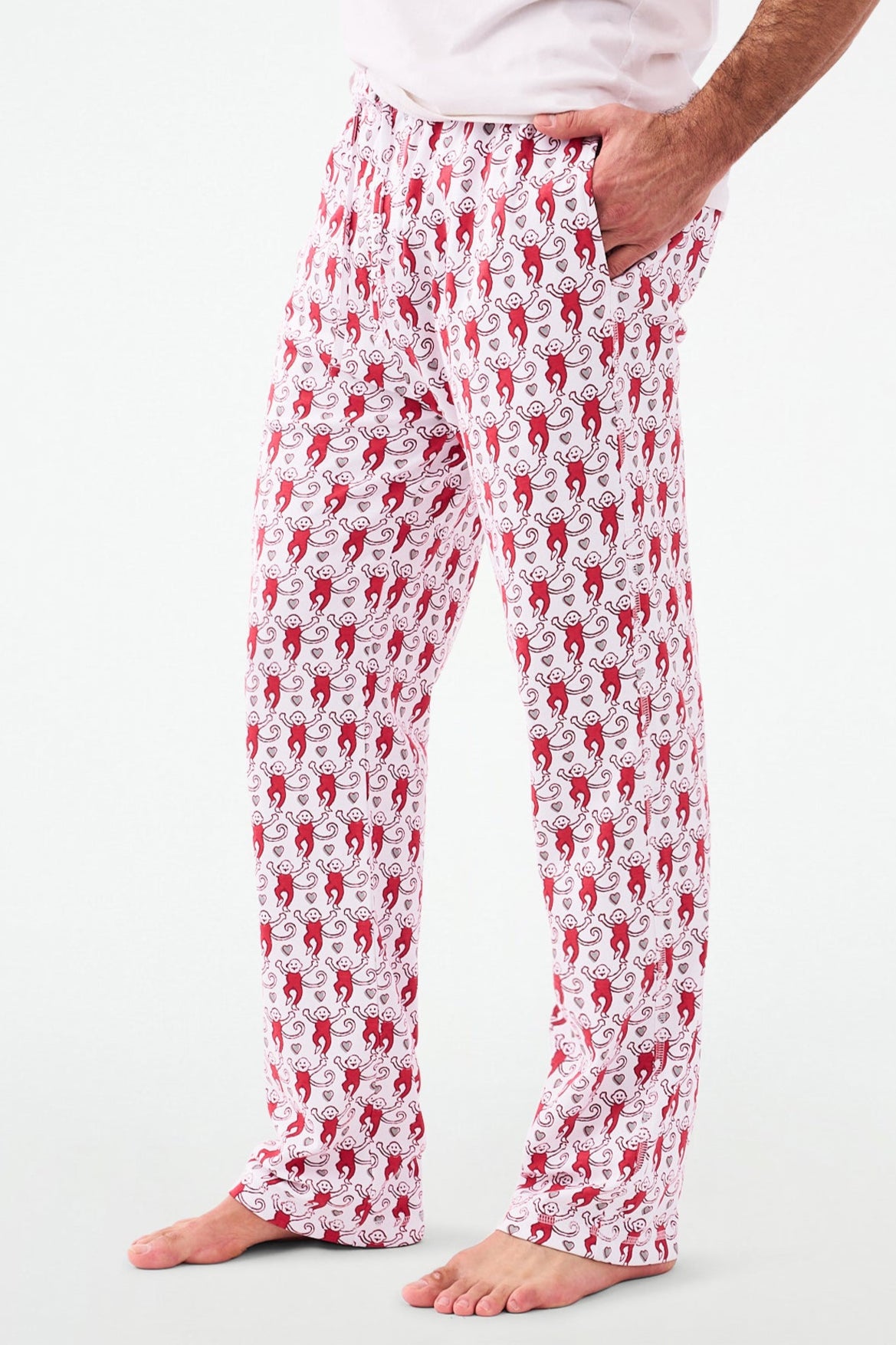 Men's Simon Monkey Print Pants