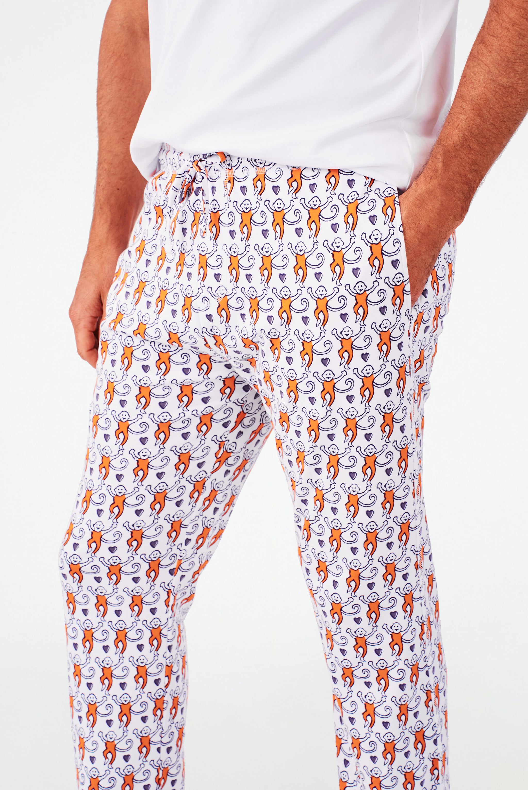 Men's Simon Monkey Print Pants