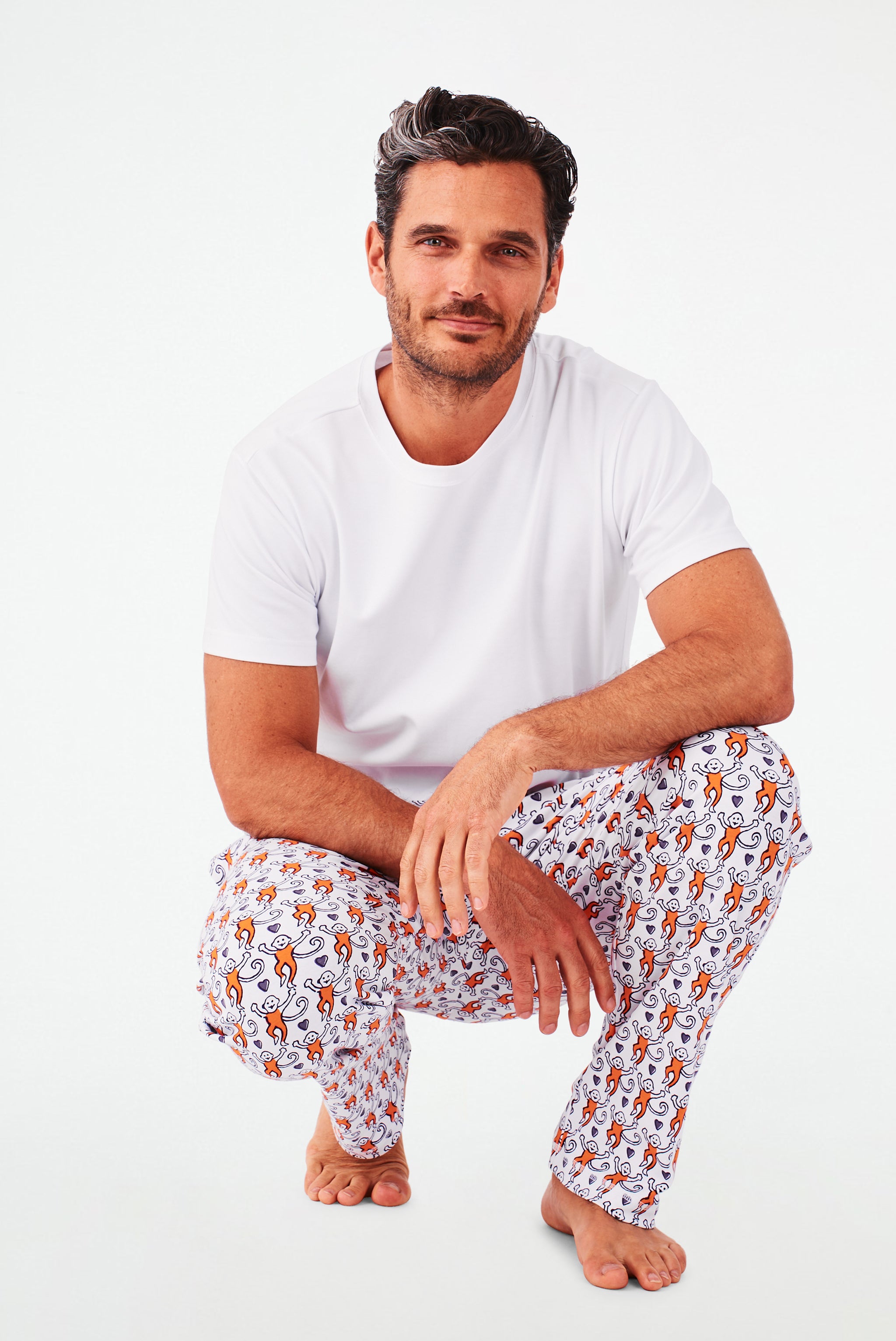 Men's Simon Monkey Print Pants
