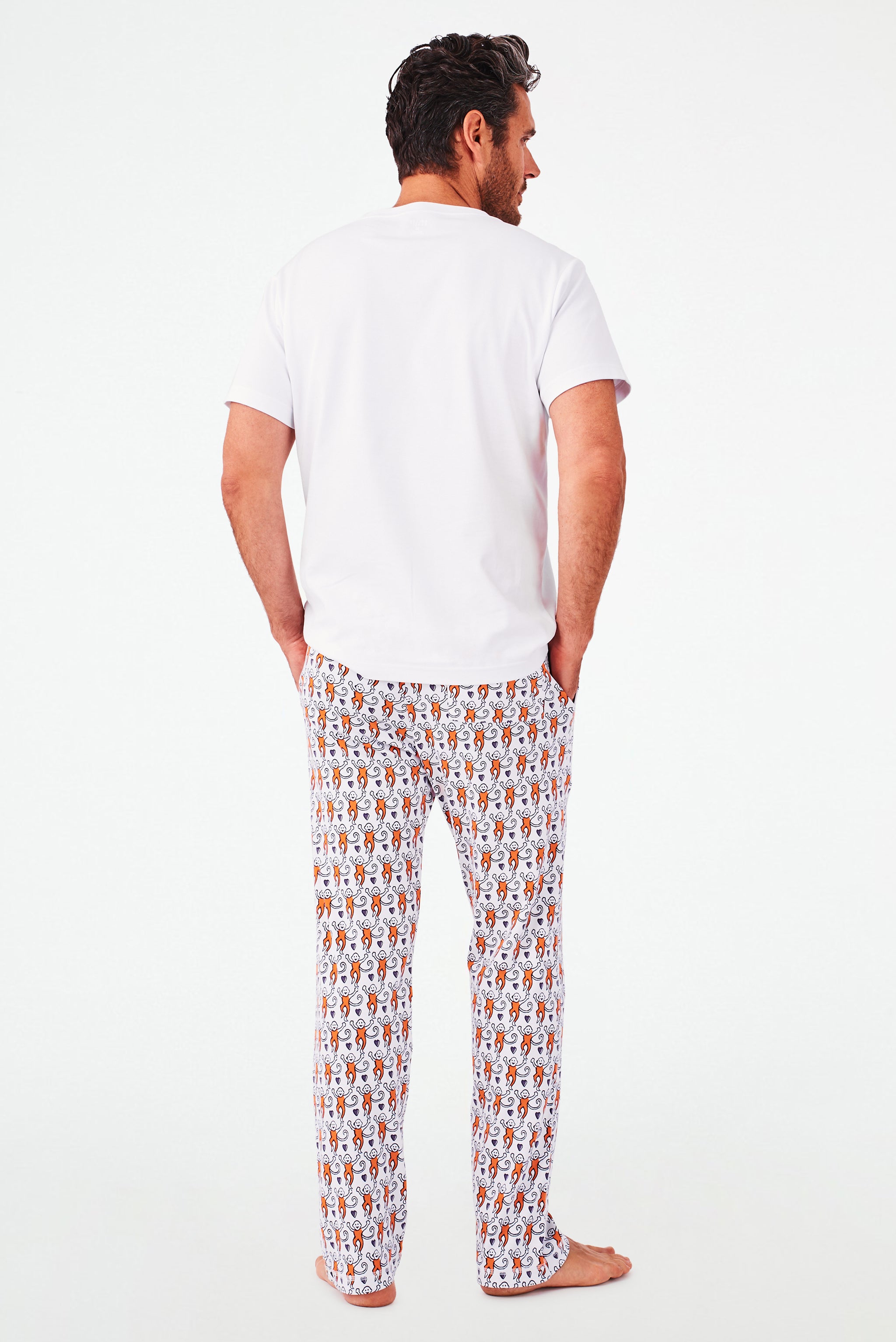Men's Simon Monkey Print Pants