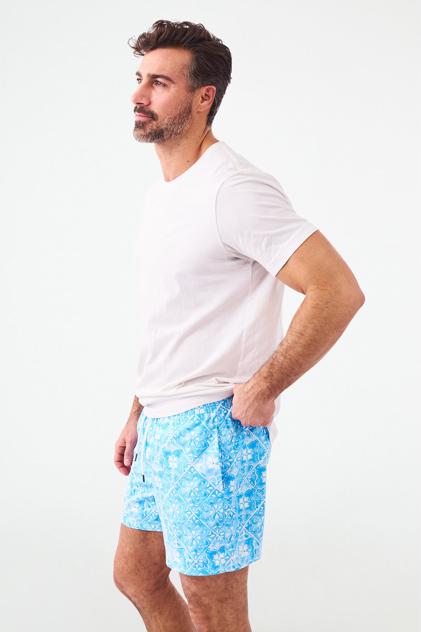 Men's Quick-Dry Swim Trunks for Beach & Pool