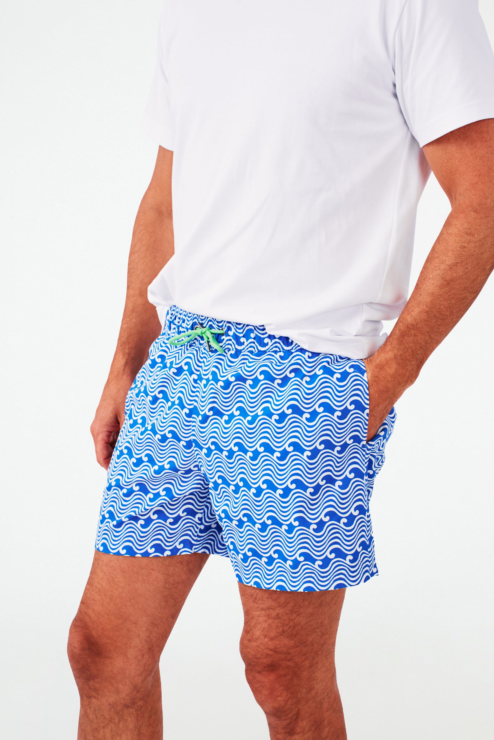 Men's Quick-Dry Swim Trunks for Active Laps