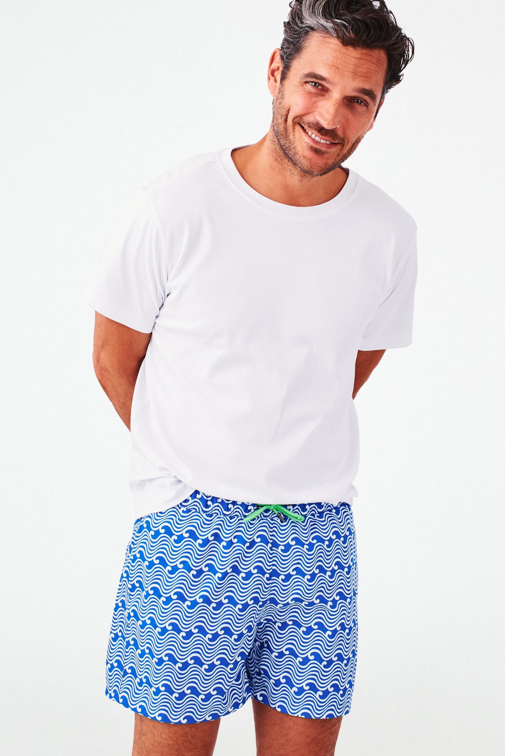 Men's Quick-Dry Swim Trunks for Active Laps