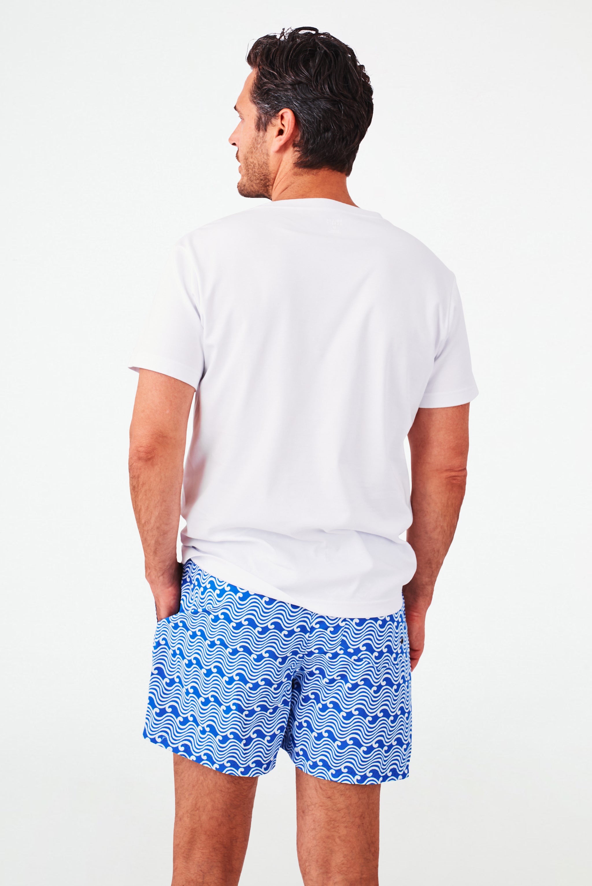 Men's Quick-Dry Swim Trunks for Active Laps