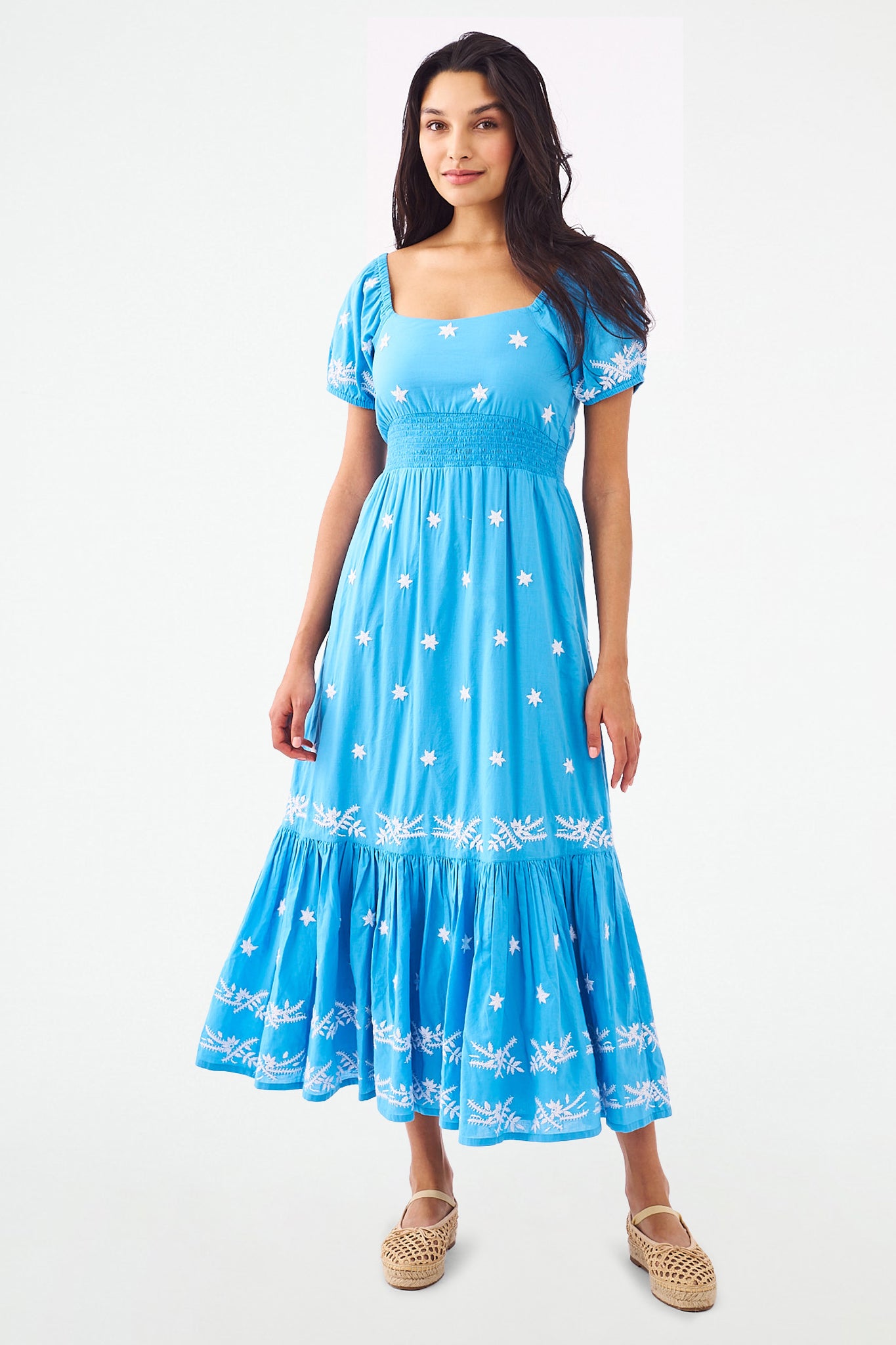 Annika Embroidered Dress by Vanna