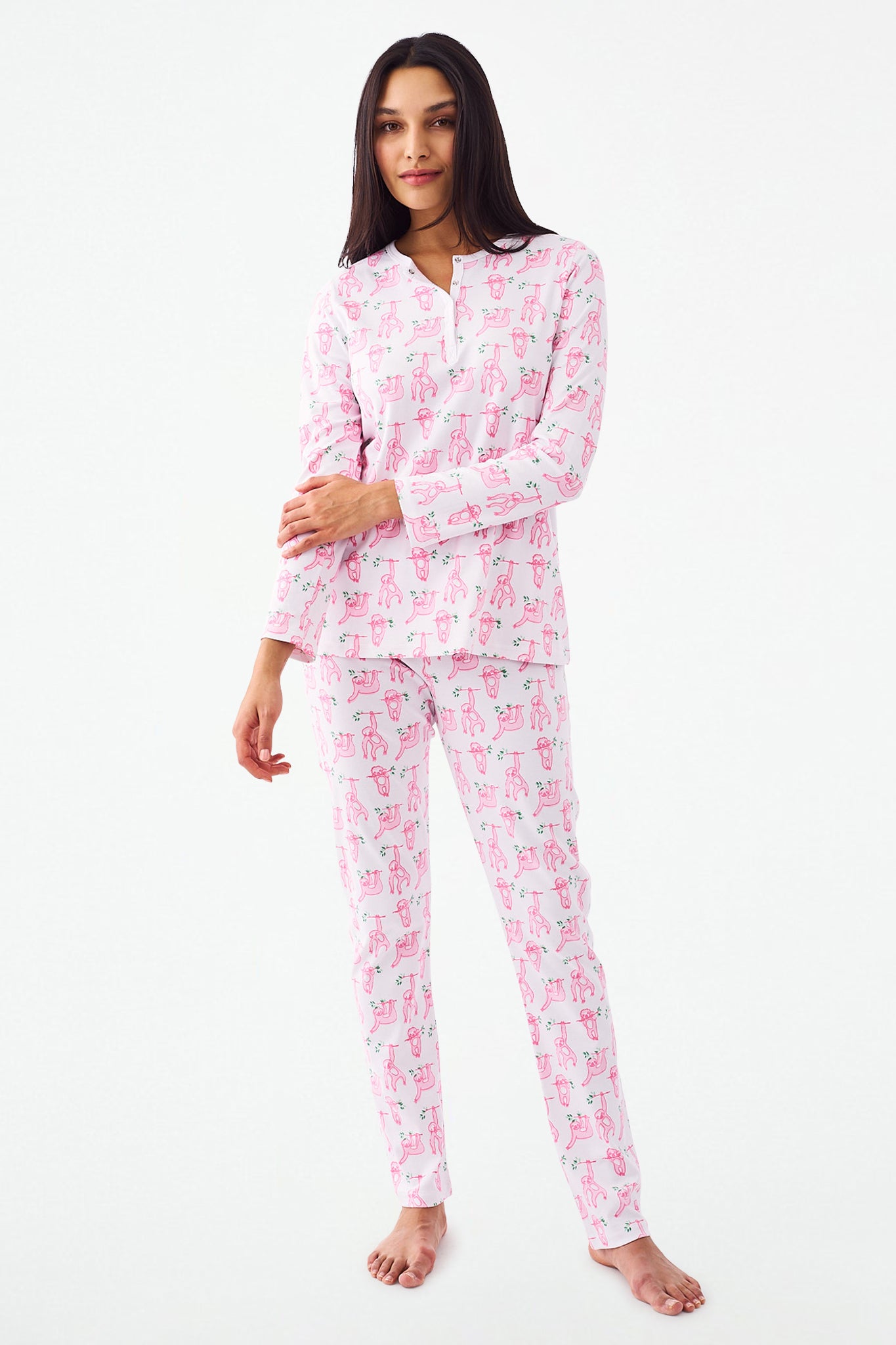 Cozy Sloth Pajama Set for Relaxation