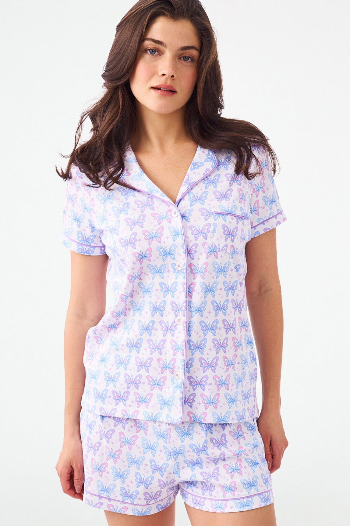Soft Flannel Polo Pajama Set