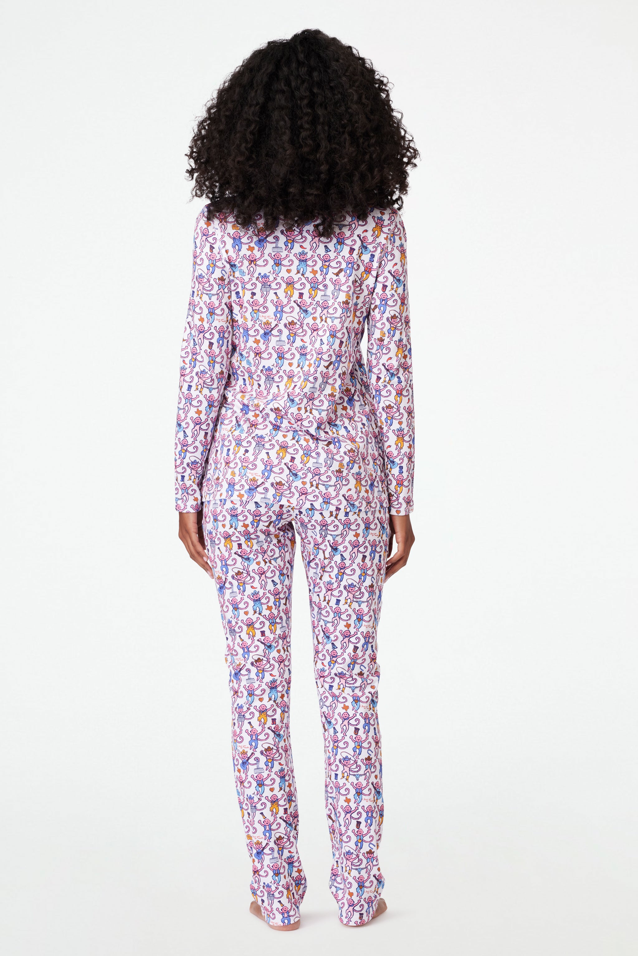 Stylish Monkey Print Pajamas