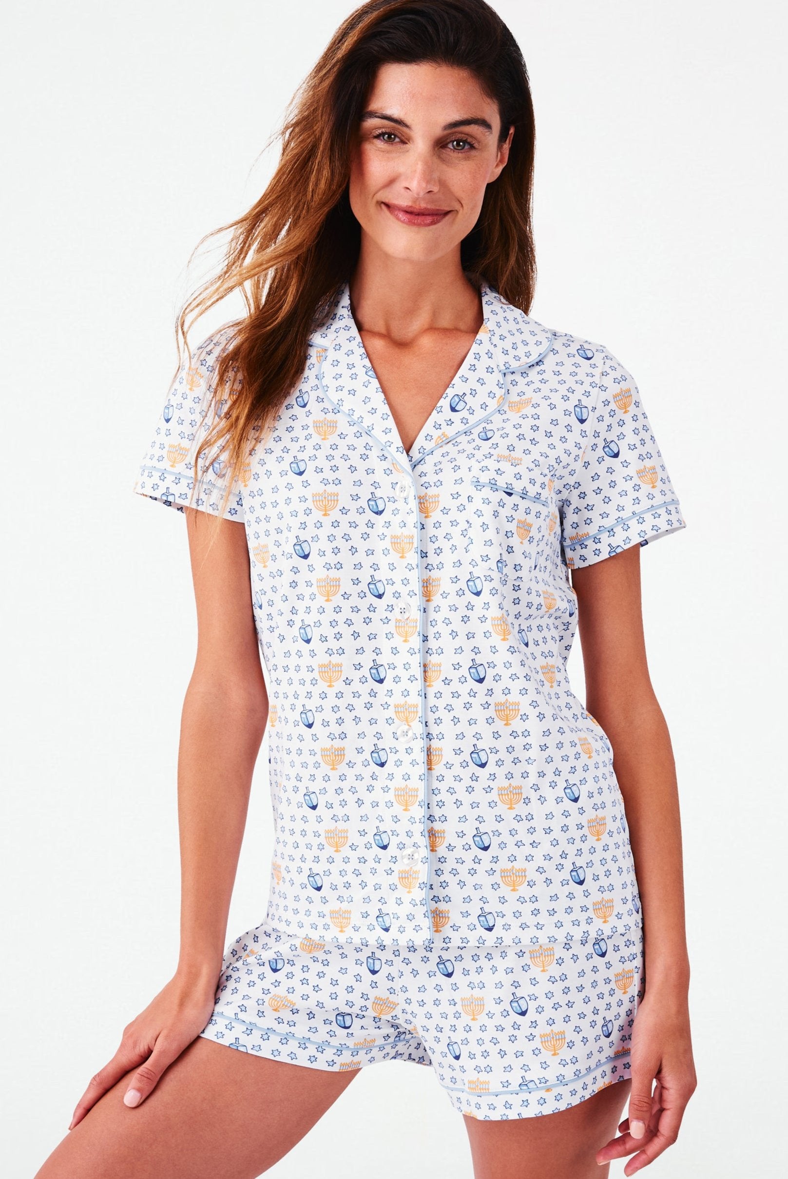 Festival of Lights Themed Polo Pajamas