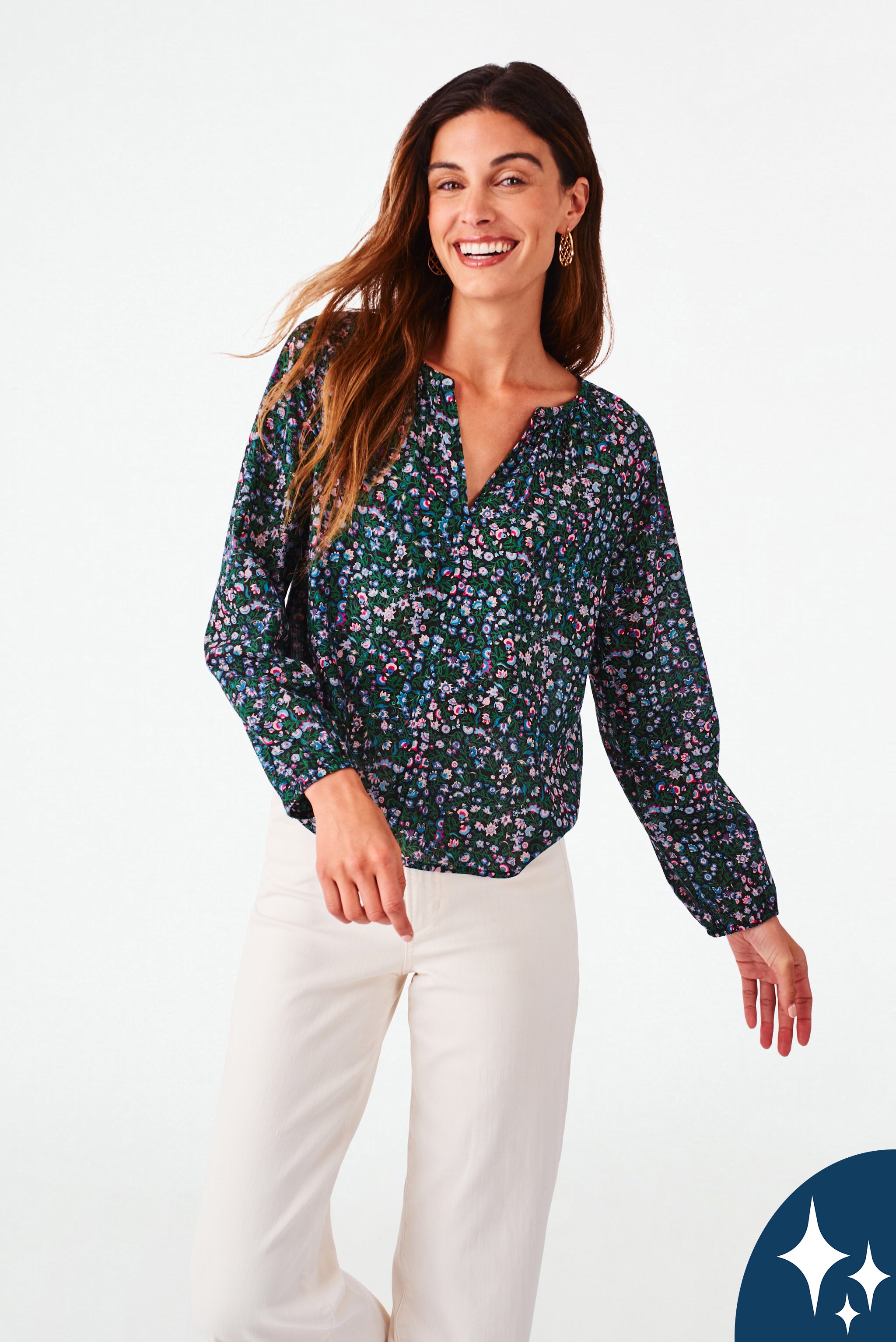 Stylish Moonflower Lucy Blouse for Women